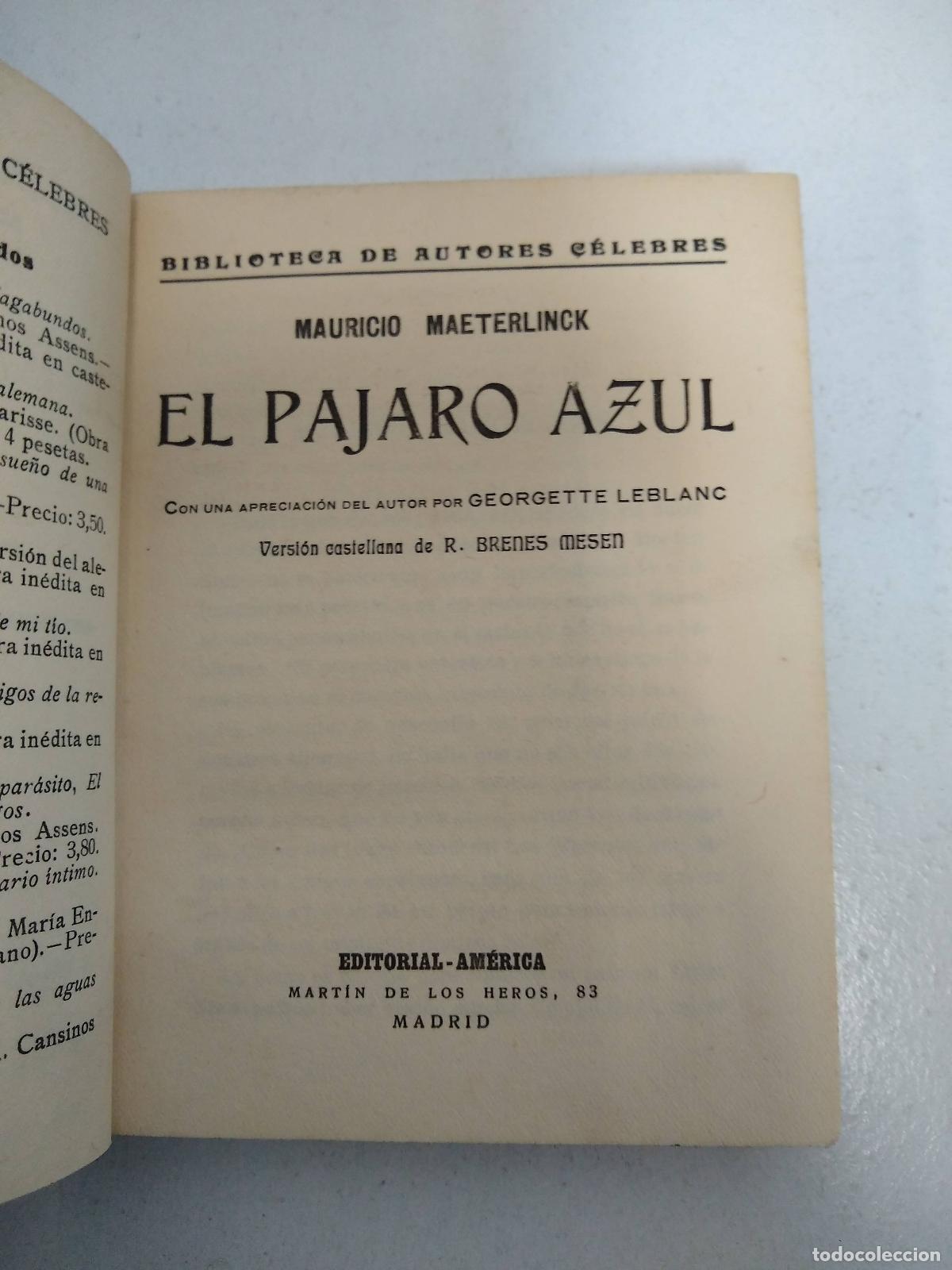 Libros: El pajaro azul - Mauricio Maeterlinck - Foto 1