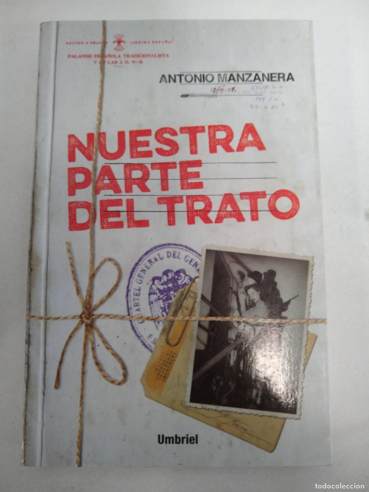 Libros: Nuestra Parte Del Trato - MANZANERA, ANTONIO - Foto 1