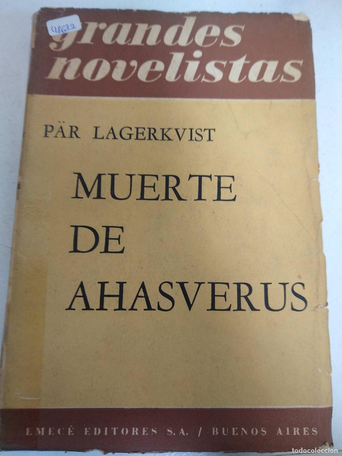 Libros: Muerte de Ahasverus - Par Lagerkvist - Foto 1