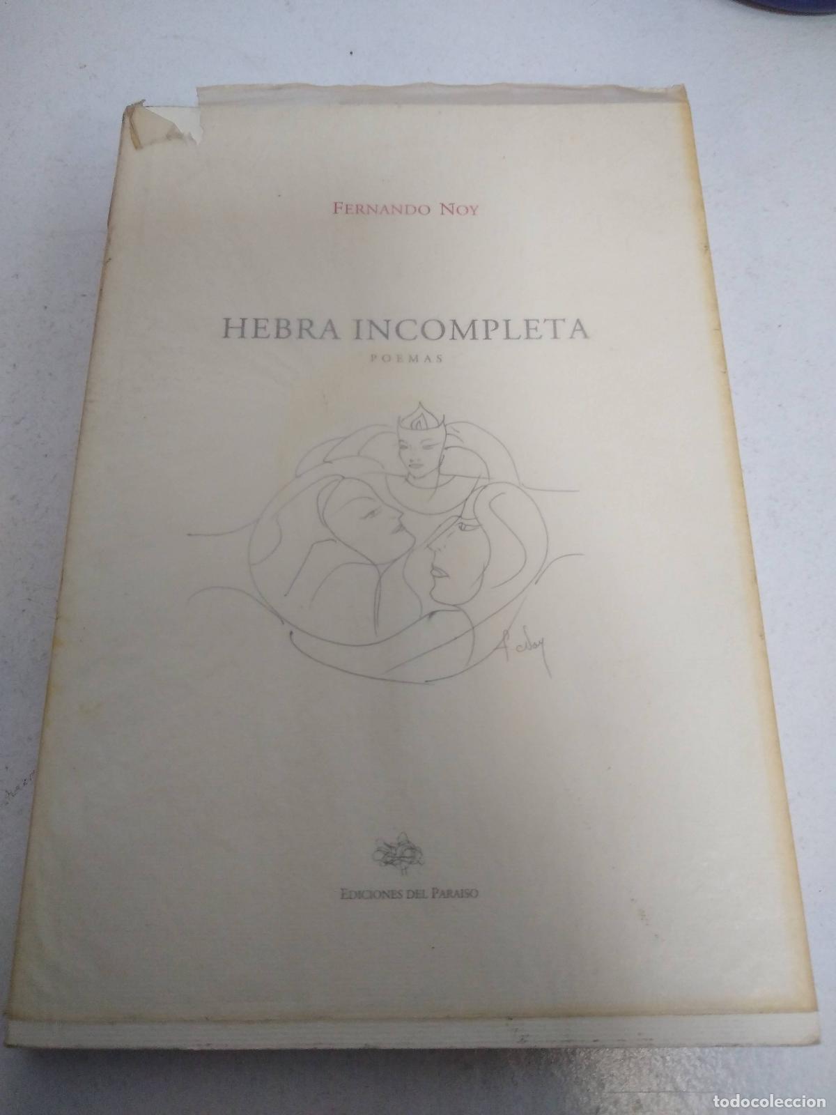 Libros: Hebra incompleta - Fernando Noy - Foto 1