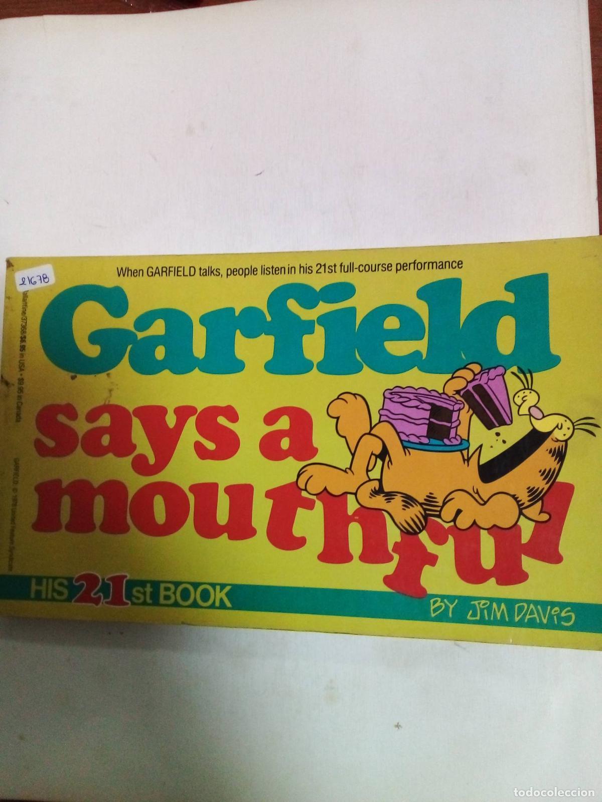 Libros: Garfield Says A Mouthful (21) - Jim Davis - Foto 1