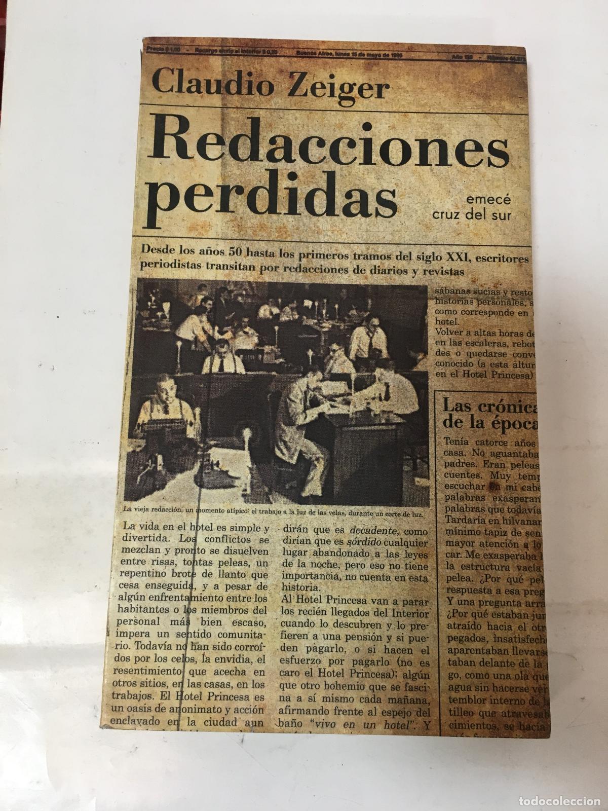 Libros: Redacciones perdidas - Claudio Zeiger - Foto 1