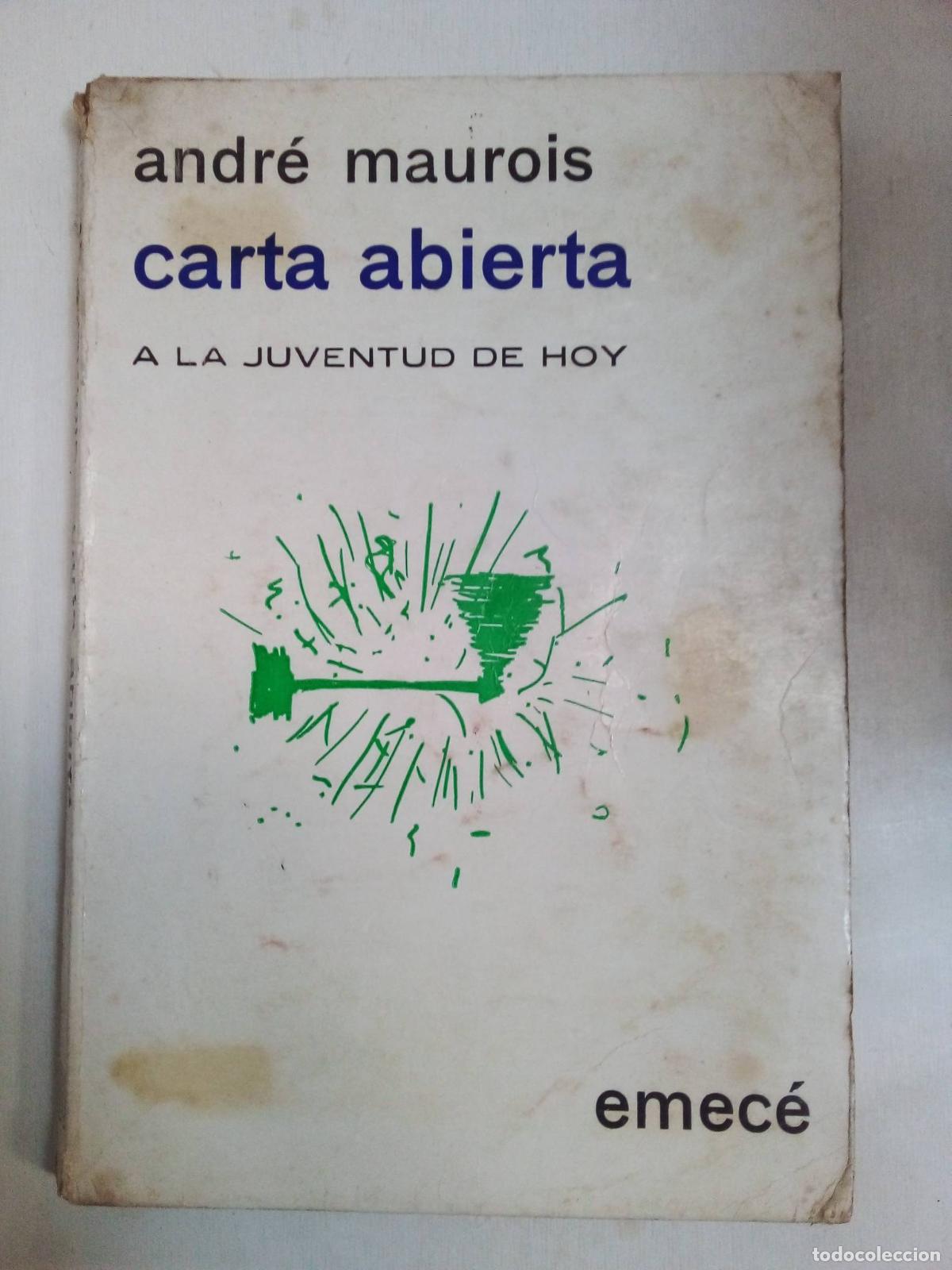 Libros: Carta Abierta A La Juventud De Hoy - Andr&eacute; Maurois - Foto 1