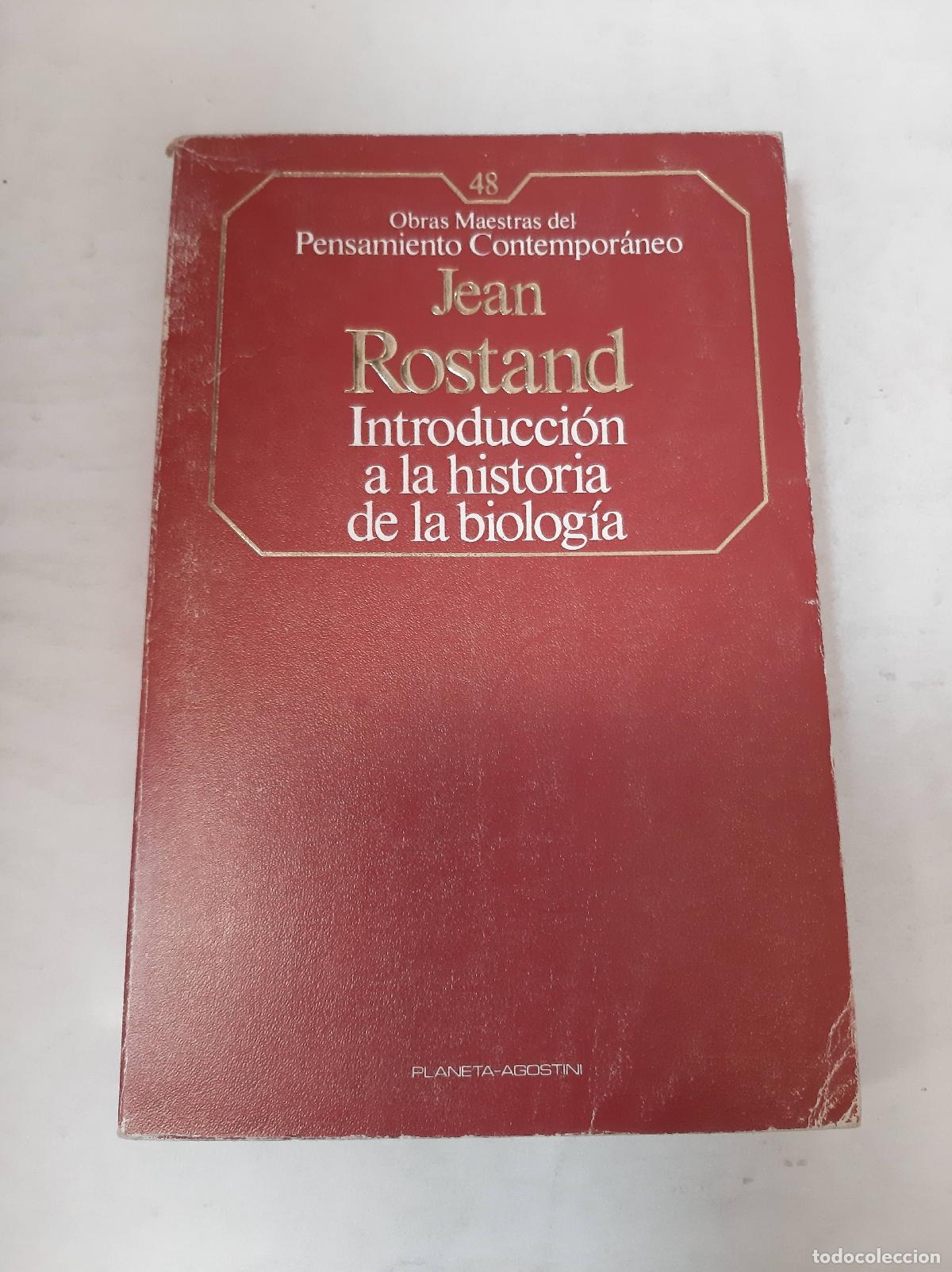 Libros: Introducci&ograve;n A La Historia De La Biologia - Jean Rostand - Foto 1