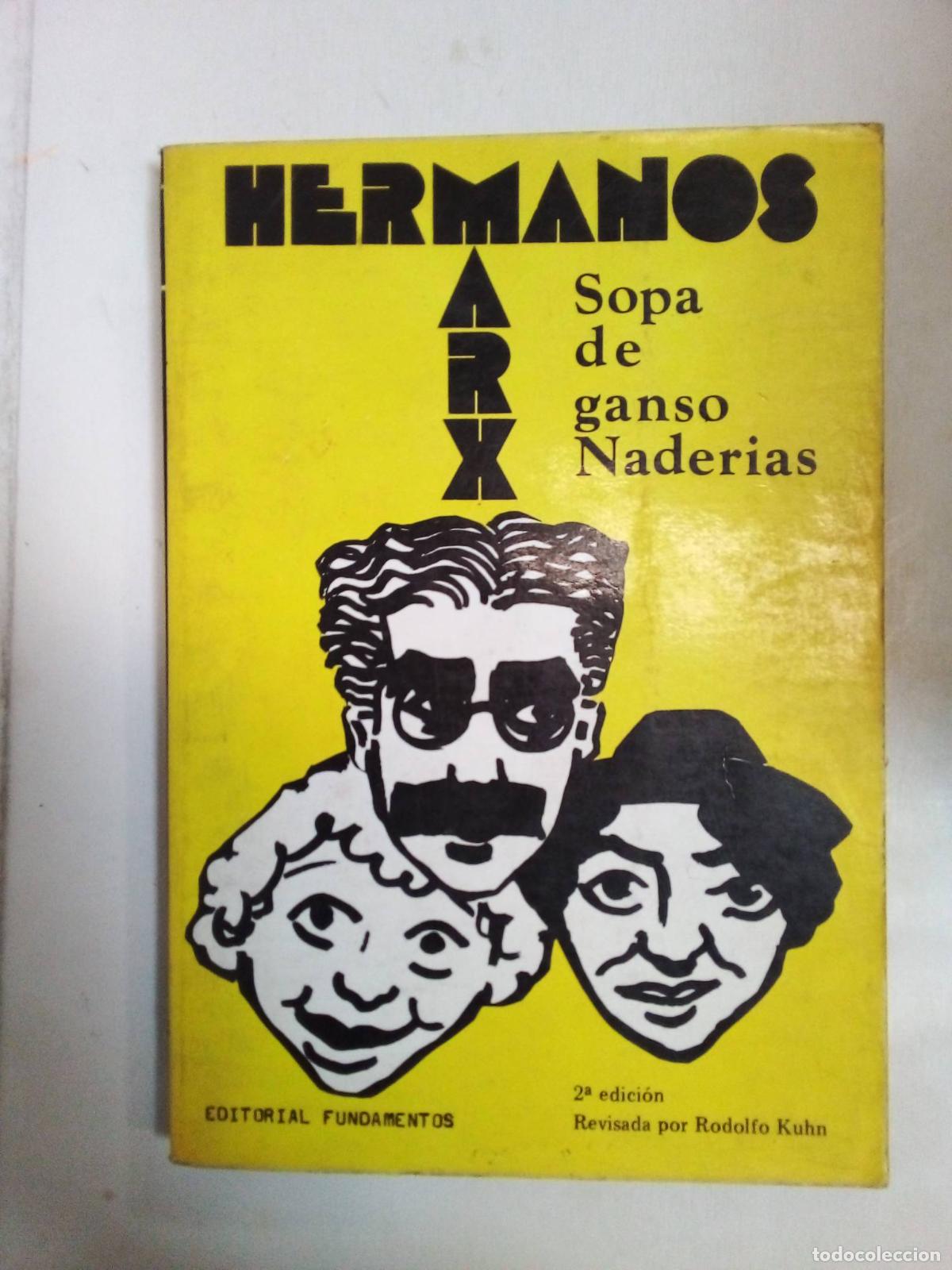 Libros: Hermanos Marx - Sopa De Ganso Naderias - Foto 1