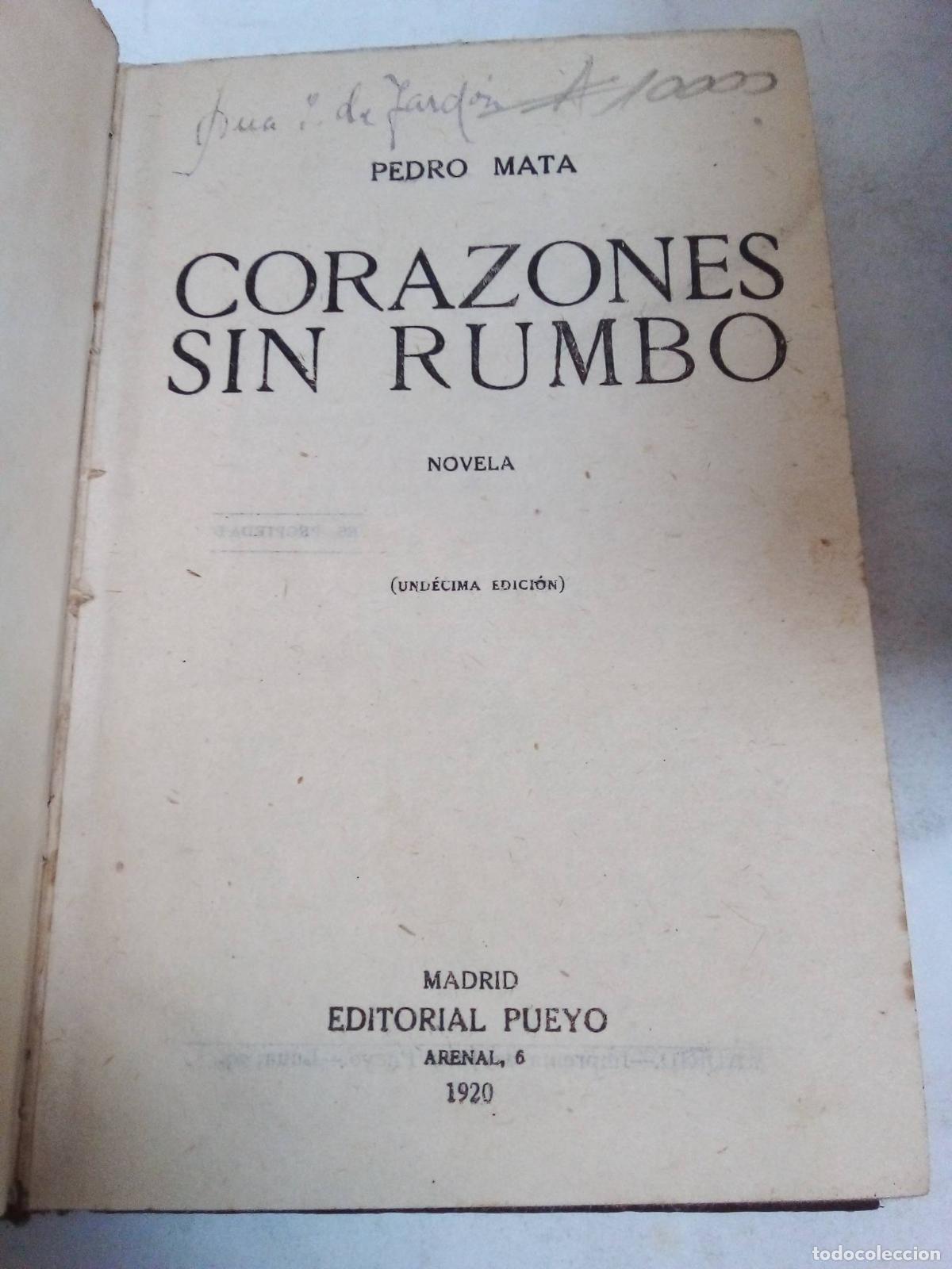 Libros: Corazones Sin Rumbo - Pedro Mata - Foto 1