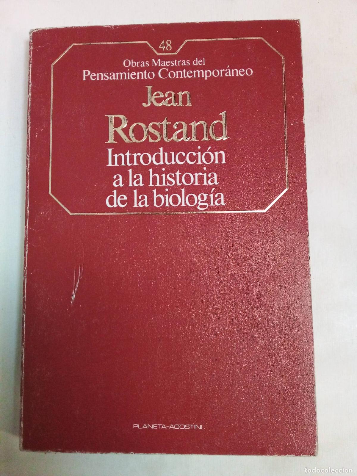 Libros: Introducci&oacute;n A La Historia De La Biolog&iacute;a - Jean Rostand - Foto 1