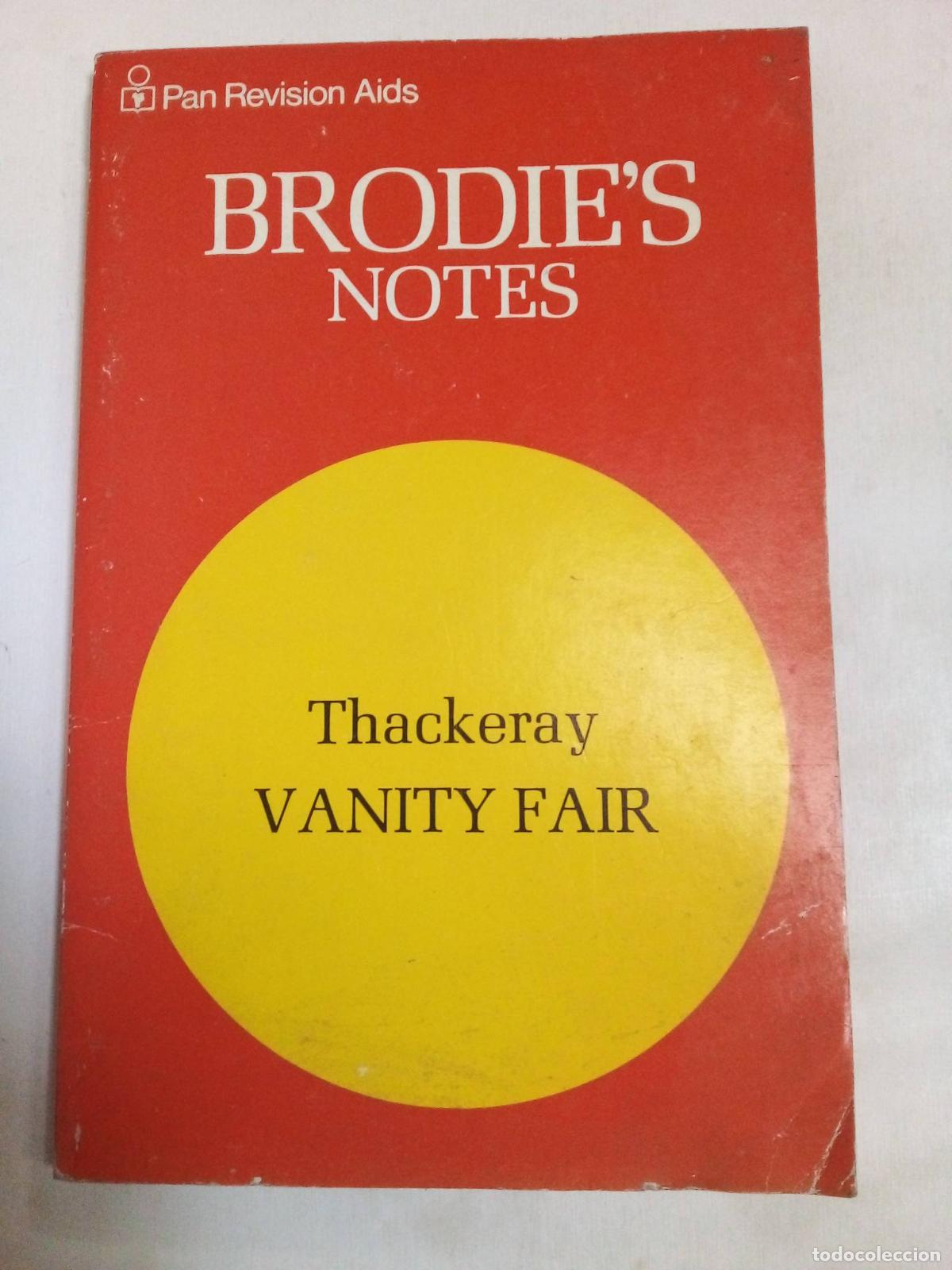 Libros: Brodie&acute;s Notes Thackeray Vanity Fair - Sarah M Brooks - Foto 1