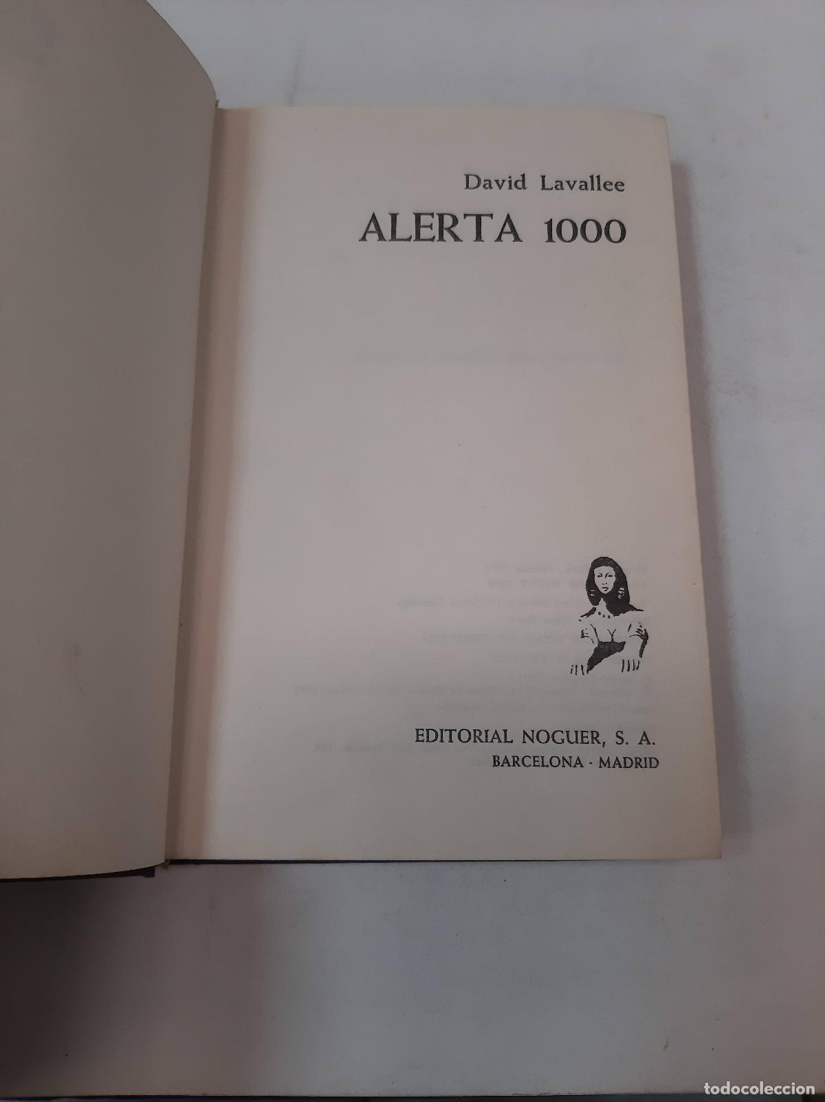 Libros: Alerta 1000 - David Lavallee