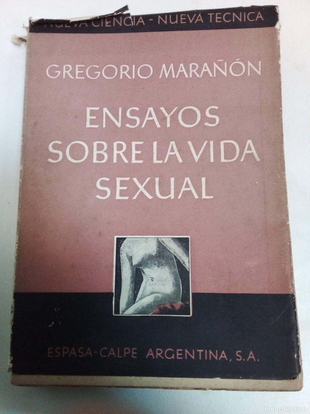 Libros: Ensayos Sobre La Vida Sexual - Gregorio Mara&ntilde;&oacute;n - Foto 1