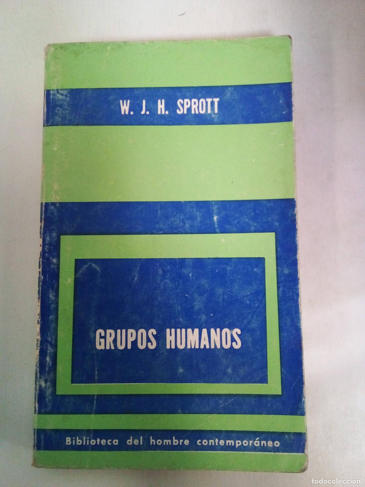 Libros: Grupos Humanos - W.j.h. Sprott - Foto 1