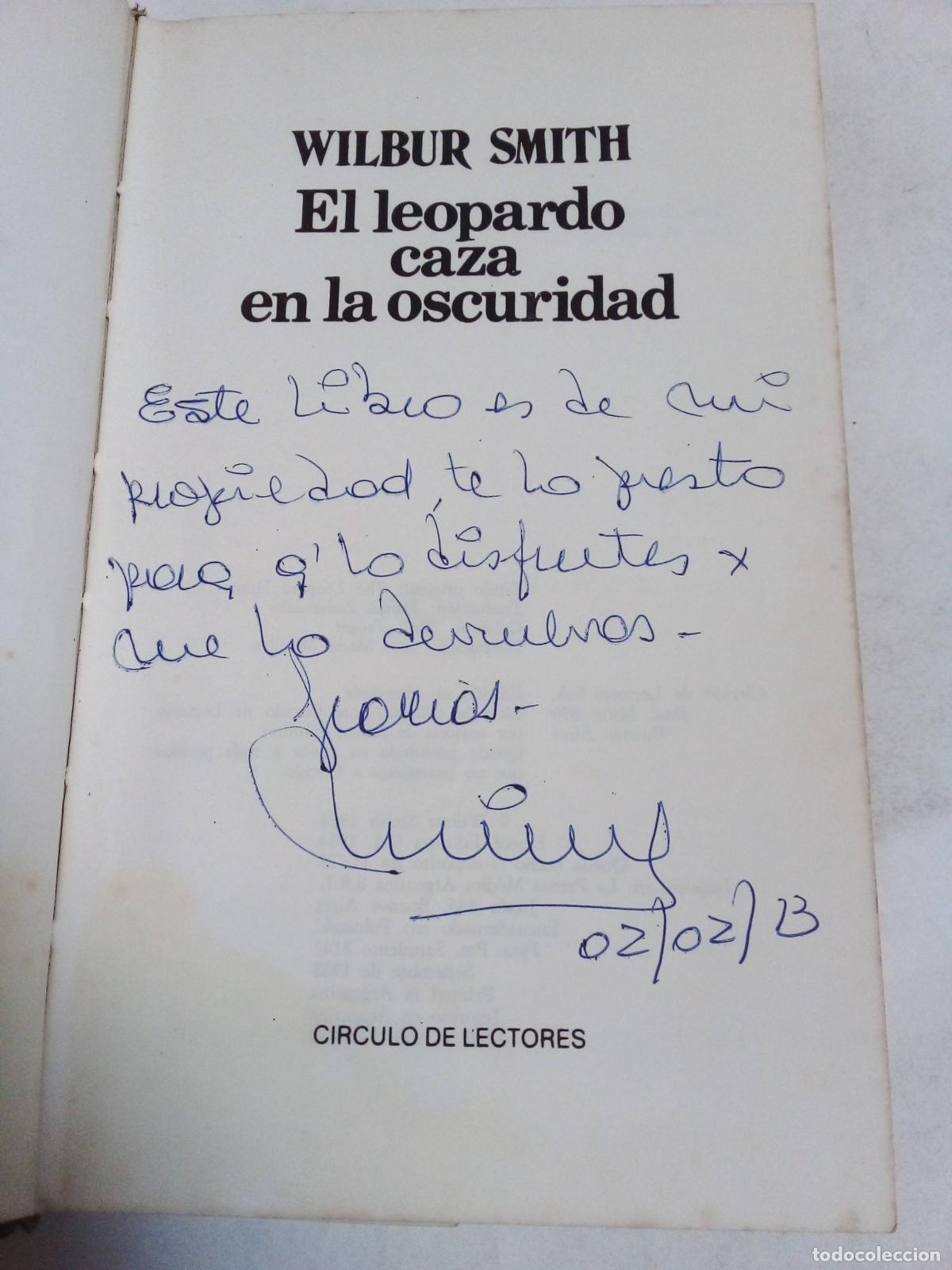 Libros: El Leopardo Caza En La Oscuridad - Wilbur Smith - Foto 1