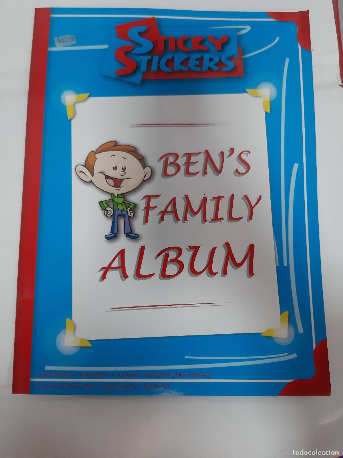 Libros: sticky stickers bens family album - LOPEZ KARINA / LUVAS MARIA PAZ