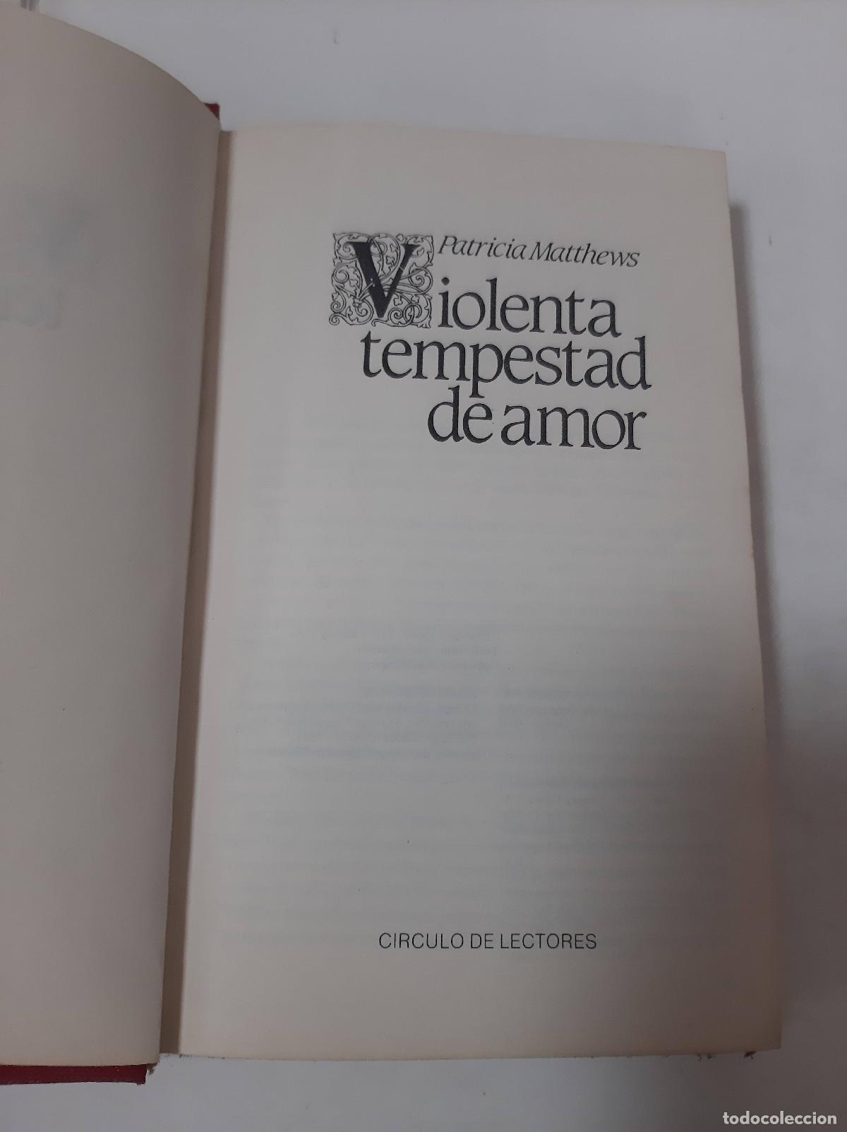 Libros: Violenta Tempestad De Amor - Patricia Matthews - Foto 1