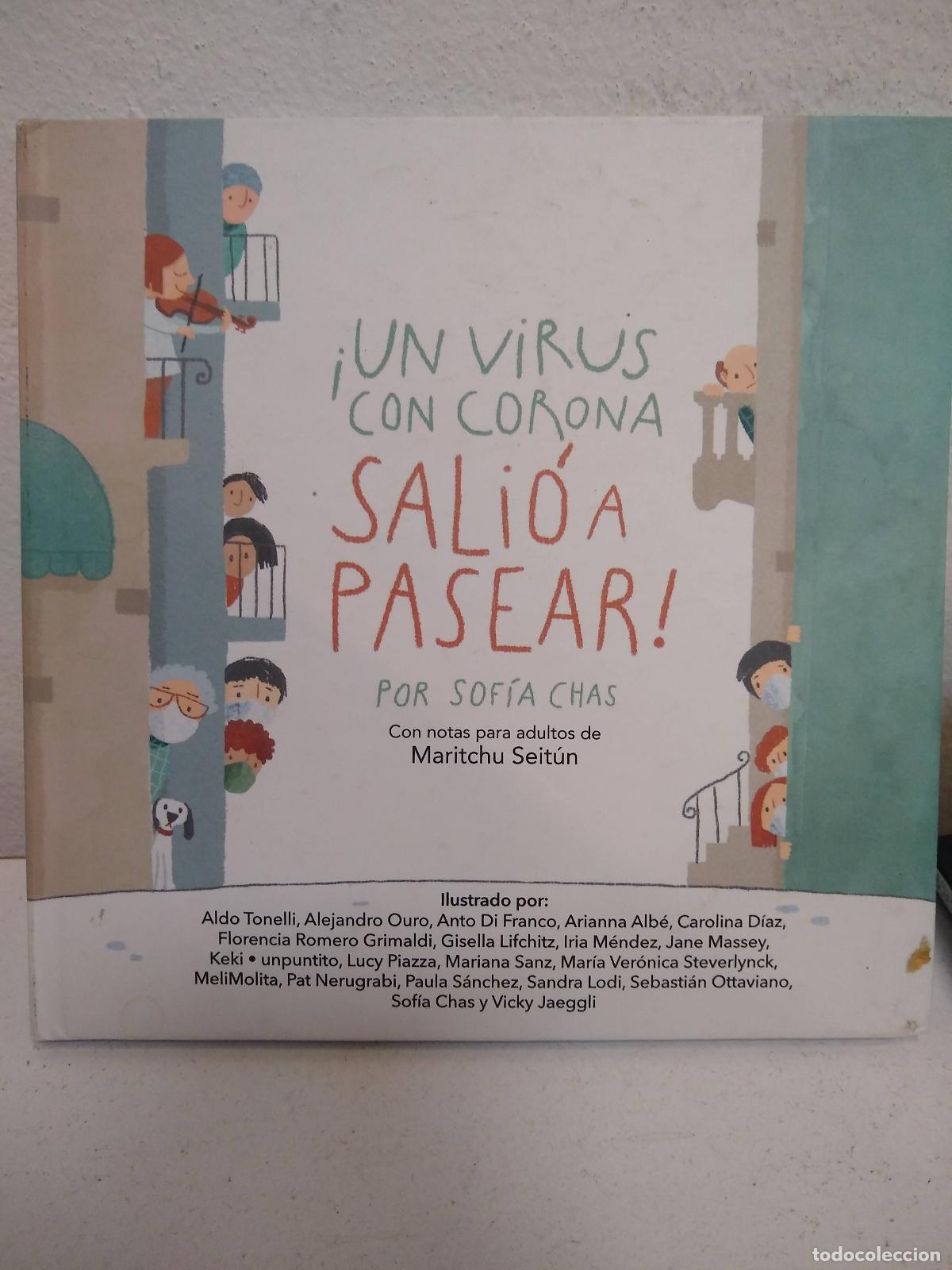 Libros: Un virus con corona sali&oacute; a pasear! - SOFIA CHAS - Foto 1