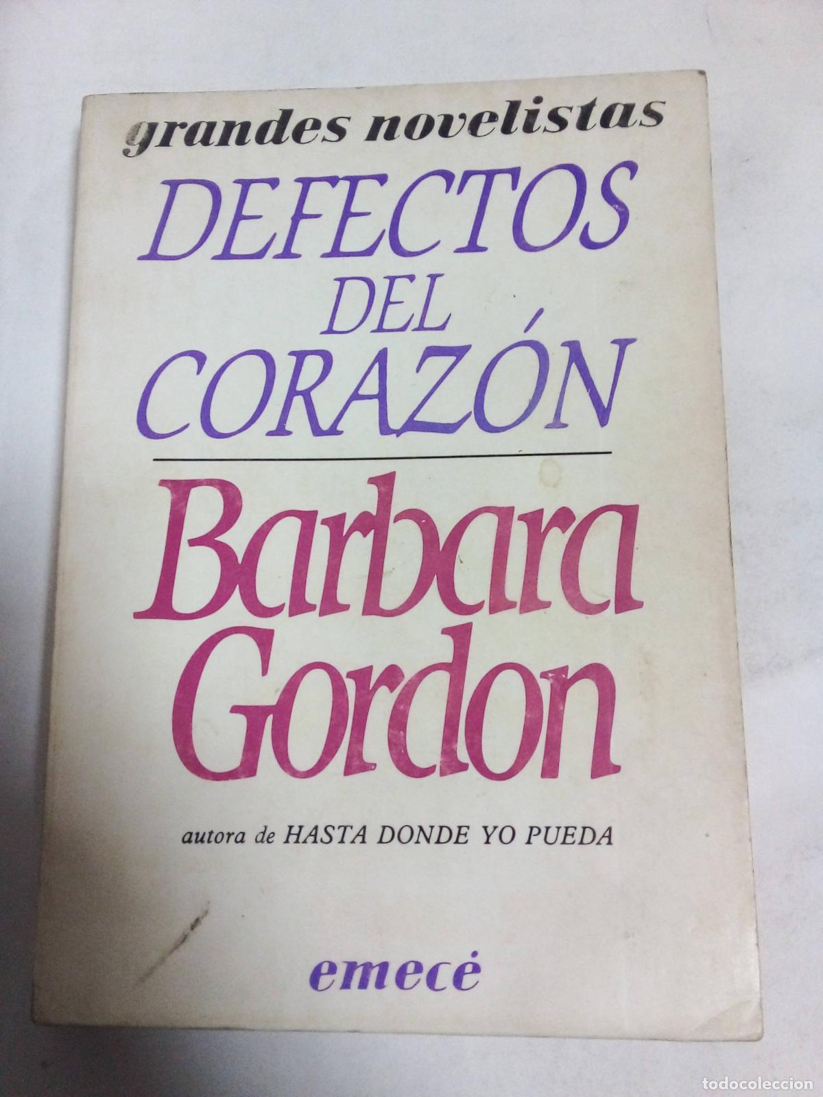 Libros: Defectos Del Corazon - Barbara Gordon - Foto 1