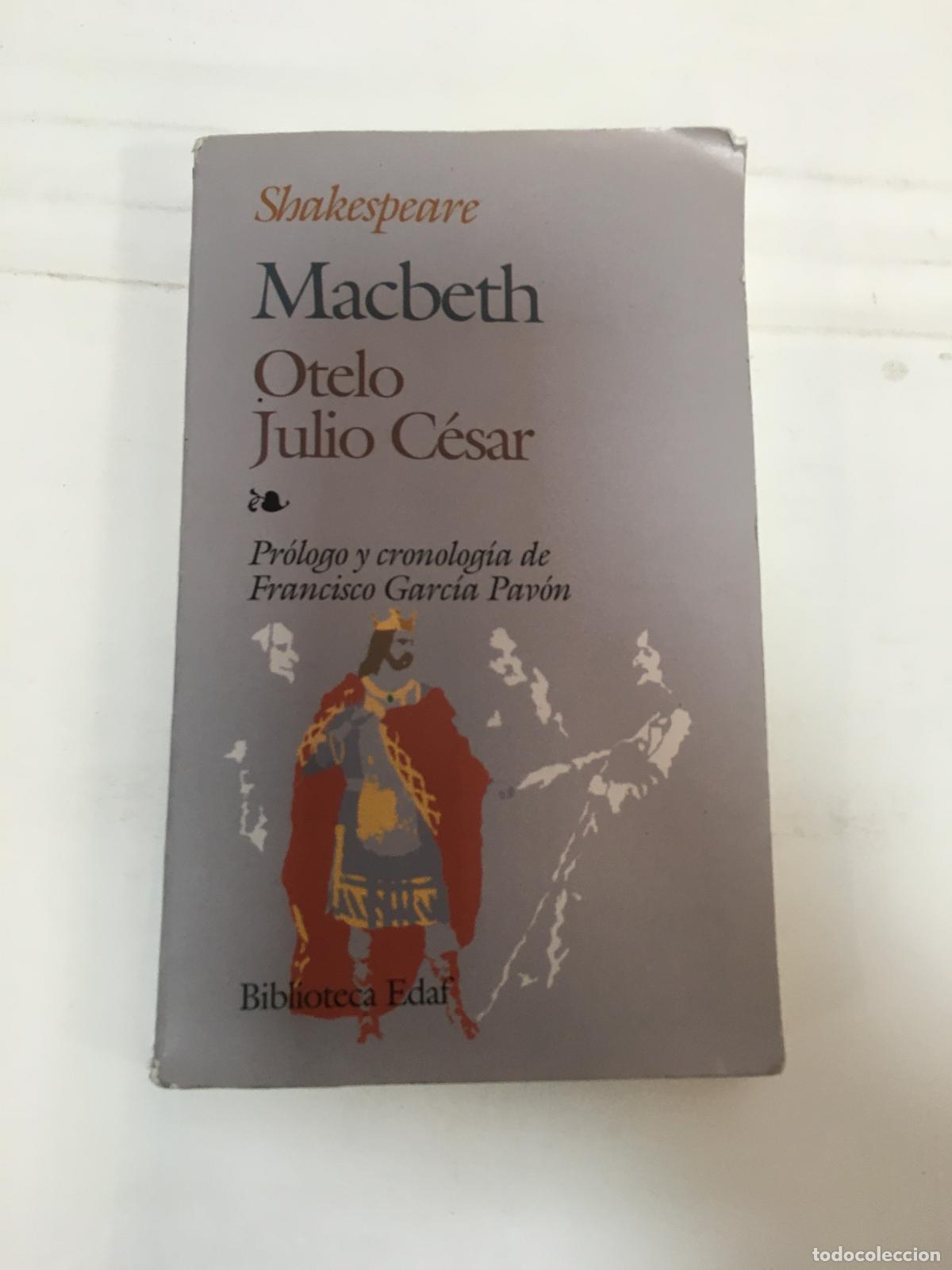Libros: &rdquo;Macbeth Otelo ; Julio C&eacute;sar&rdquo; - Shakespeare, William - Foto 1