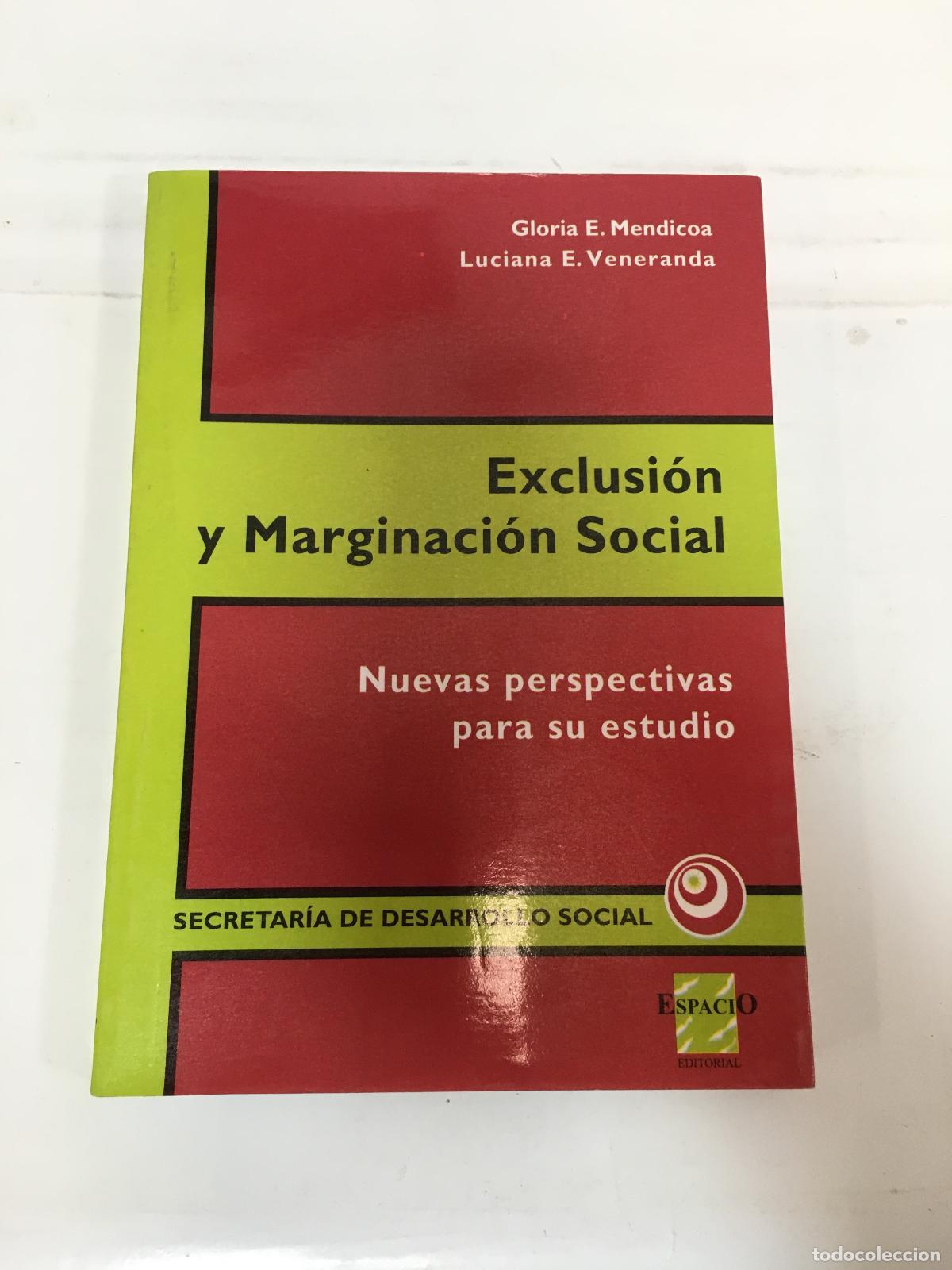 Libros: Exclusion y marginacion social - Mendicoa, Veneranda - Foto 1