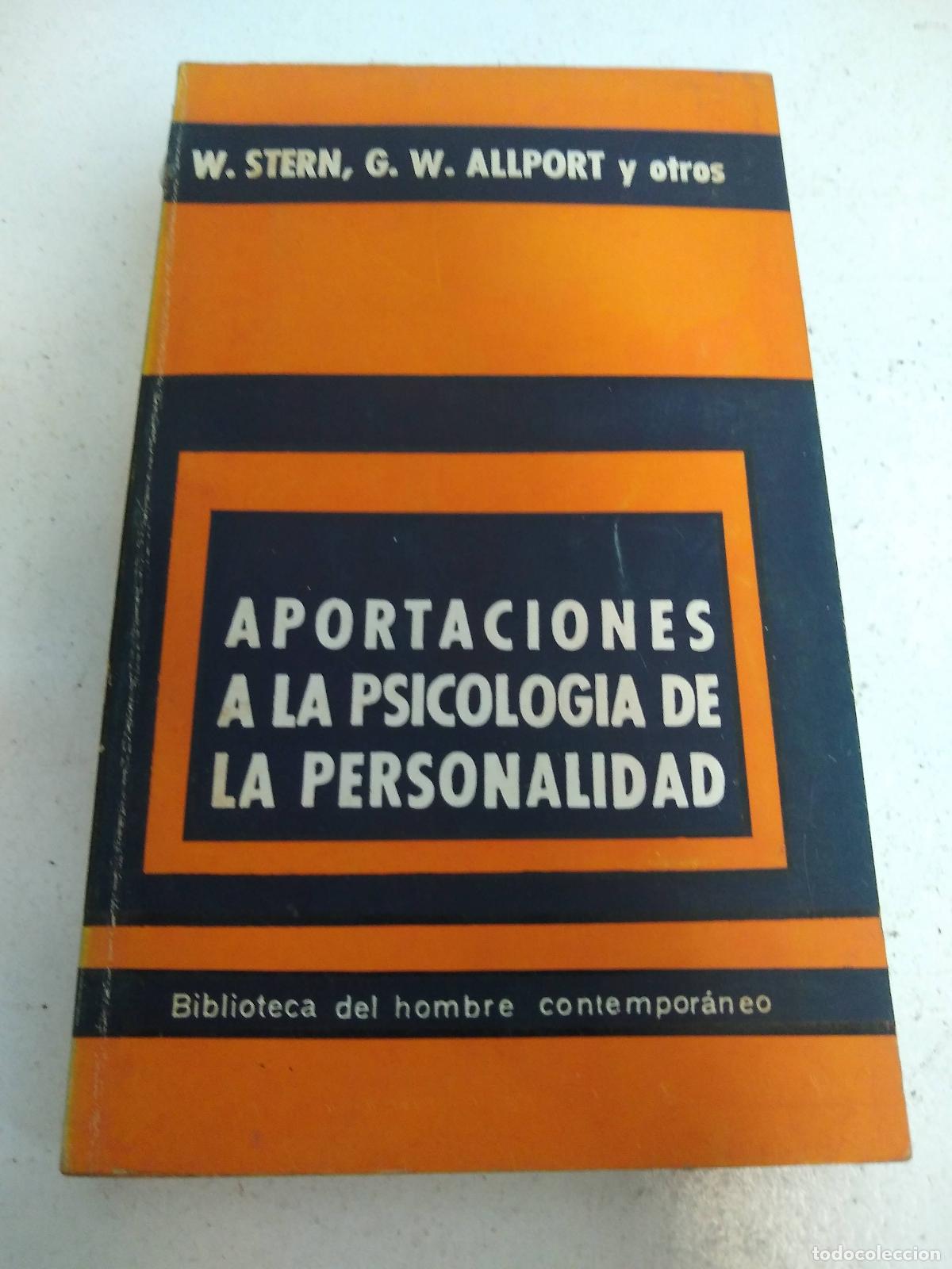 Libros: Aportaciones a la psicolog&iacute;a de la personalidad - Stern - Foto 1
