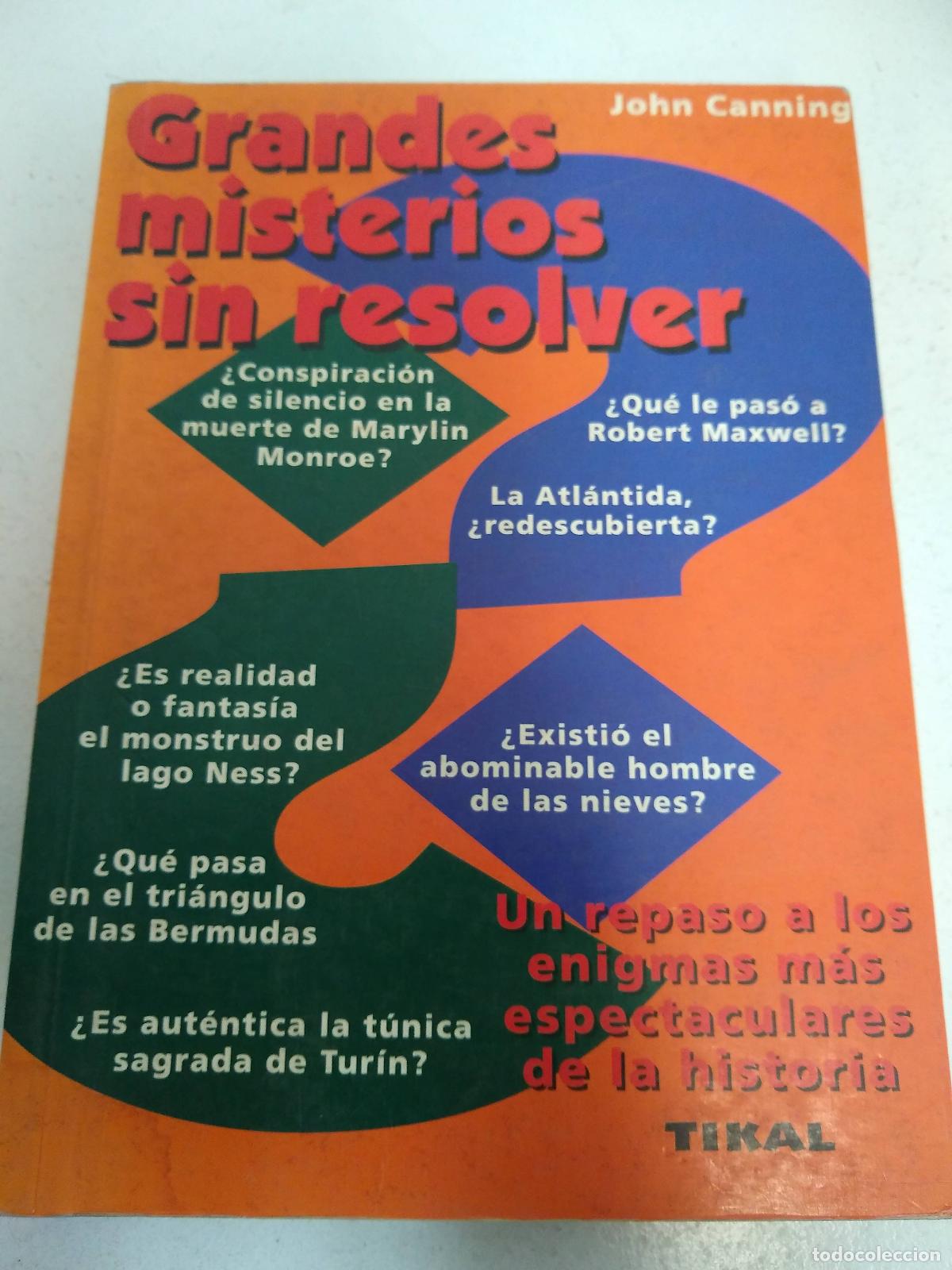 Libros: Grandes misterios sin resolver - John Canning - Foto 1