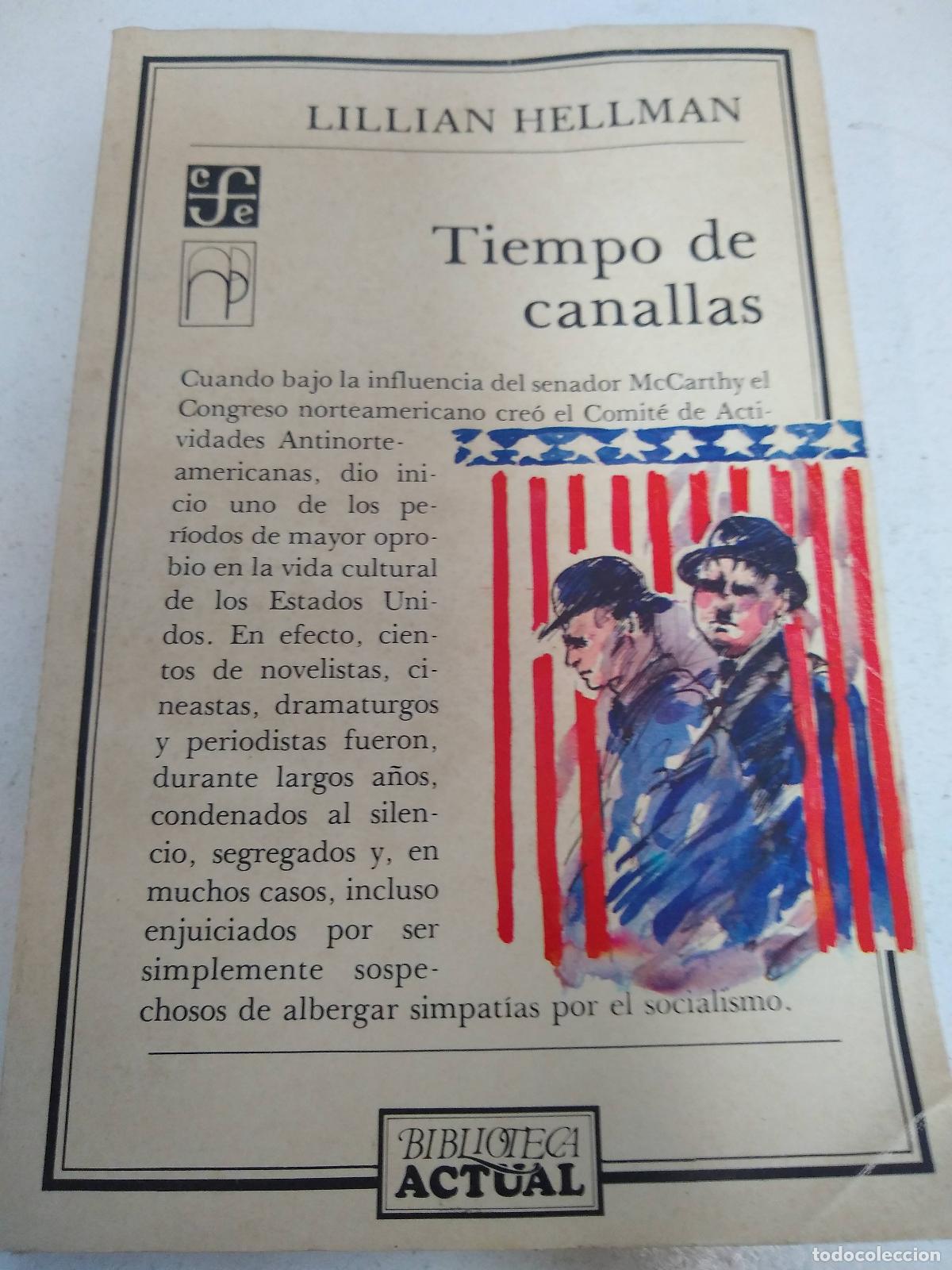 Libros: Tiempo de canallas - Lillian Hellman - Foto 1