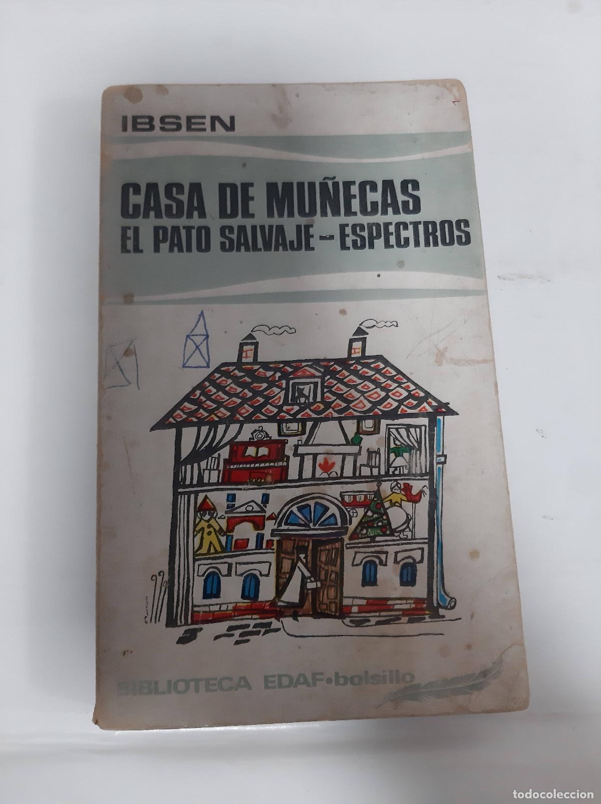 Libros: Casa de mu&ntilde;ecas, el pato salvaje, espectros - Ibsen - Foto 1