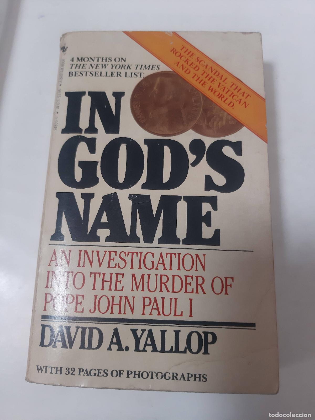 Libros: In God&acute;s Name - David Yallop - Foto 1