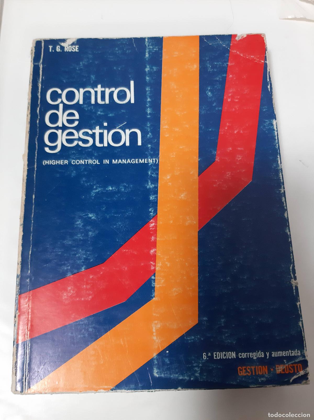 Libros: Control De Gestion - T.G. Rose - Foto 1