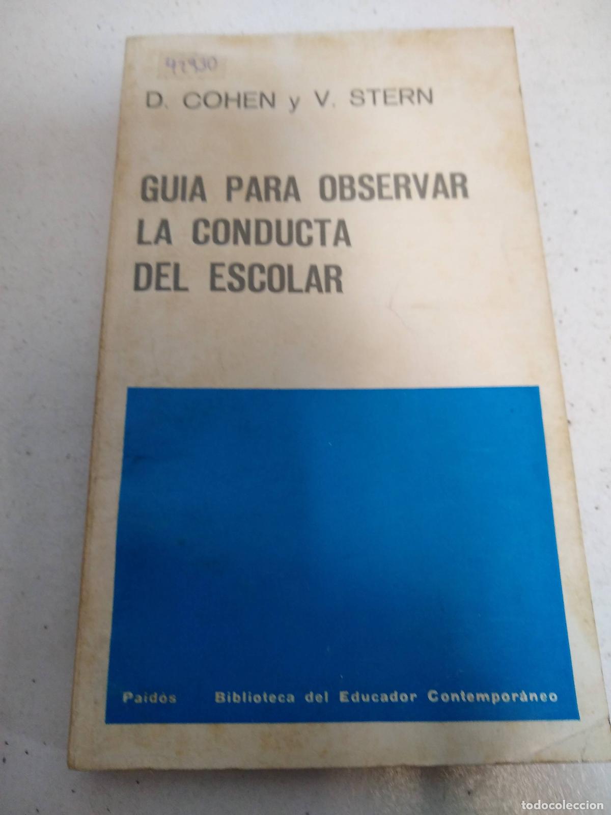 Libros: Guia para observar la conducta del escolar - Cohen, Stern - Foto 1
