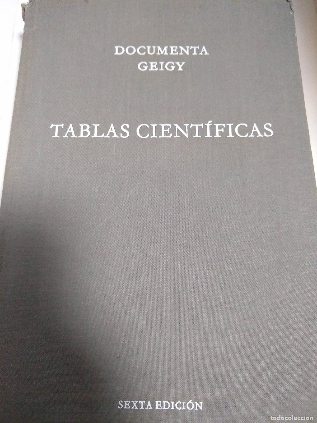 Libros: Tablas Cient&iacute;ficas - Documenta Geigy - Foto 1