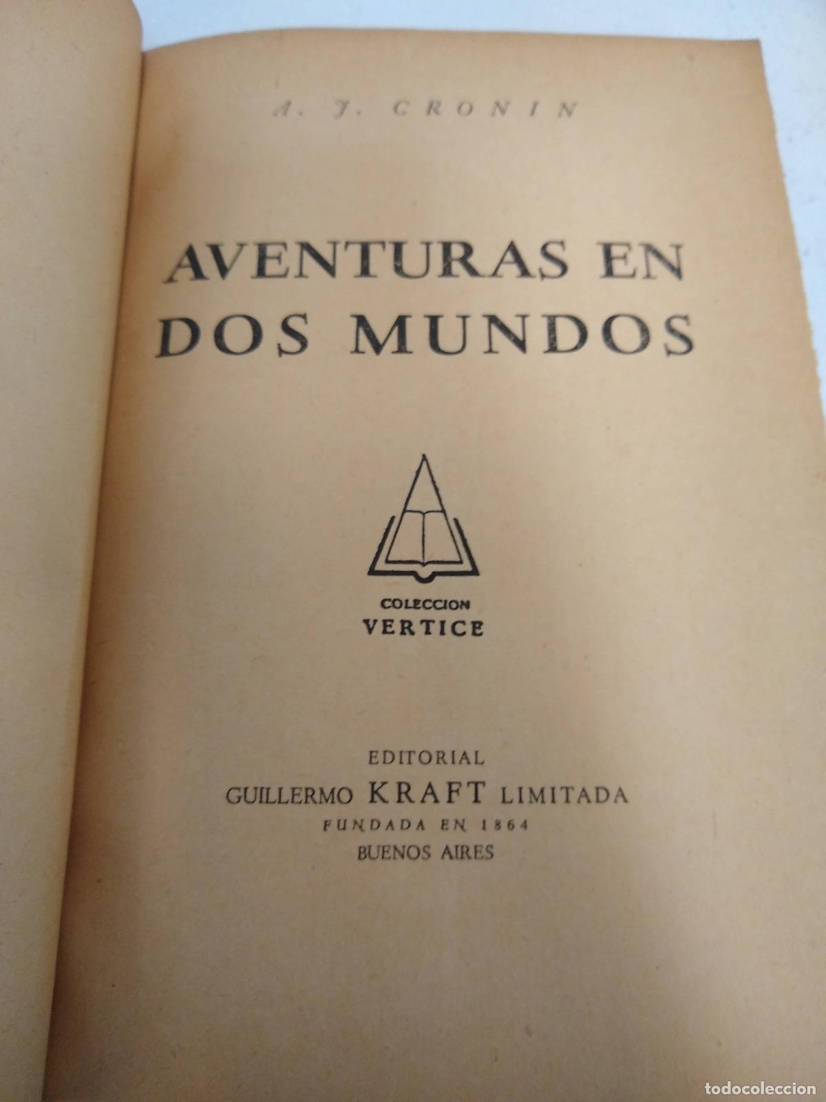 Libros: Aventuras en dos mundos - Cronin - Foto 1
