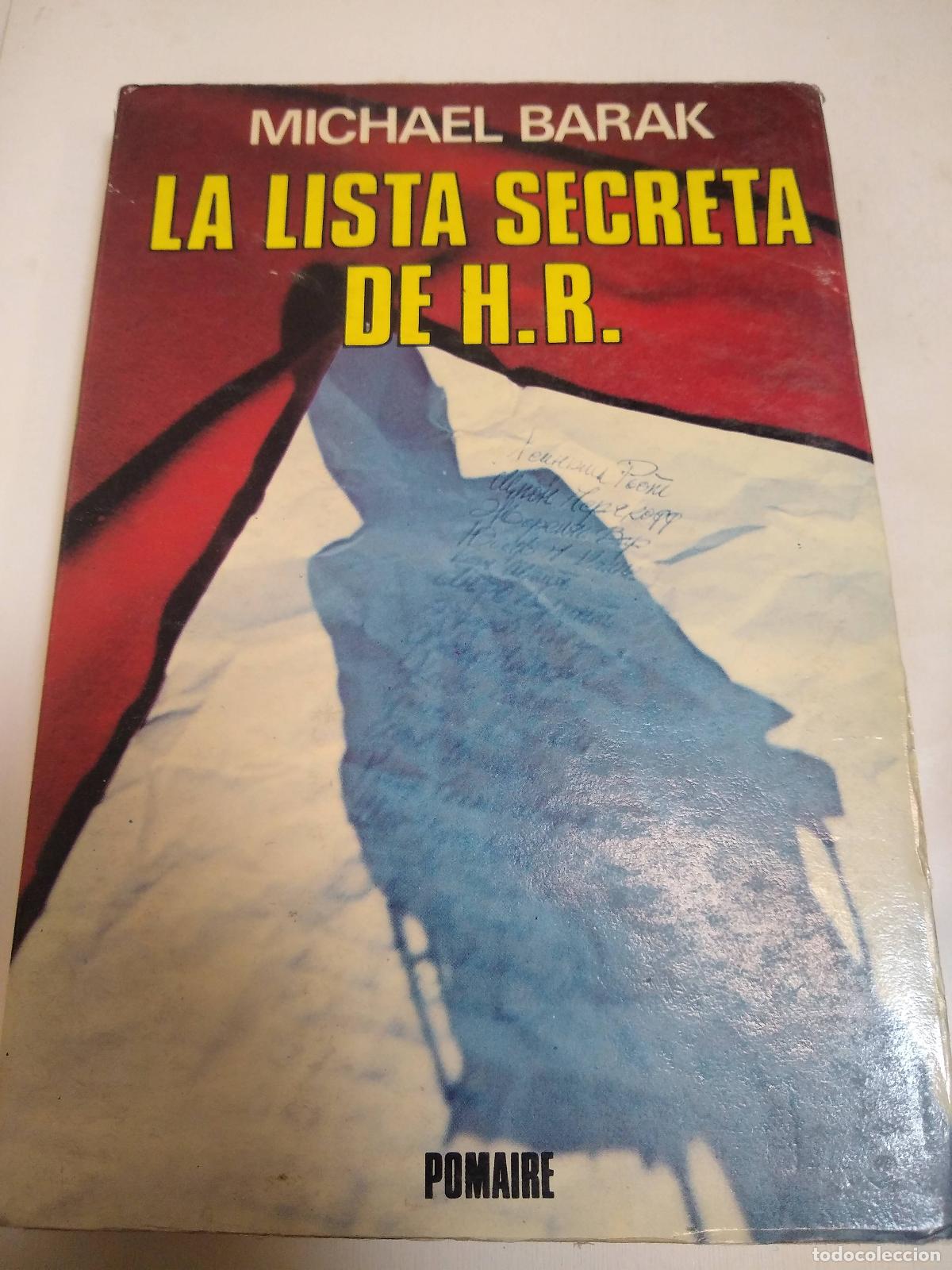 Libros: La Lista Secreta De H.r. - Michael Barak - Foto 1