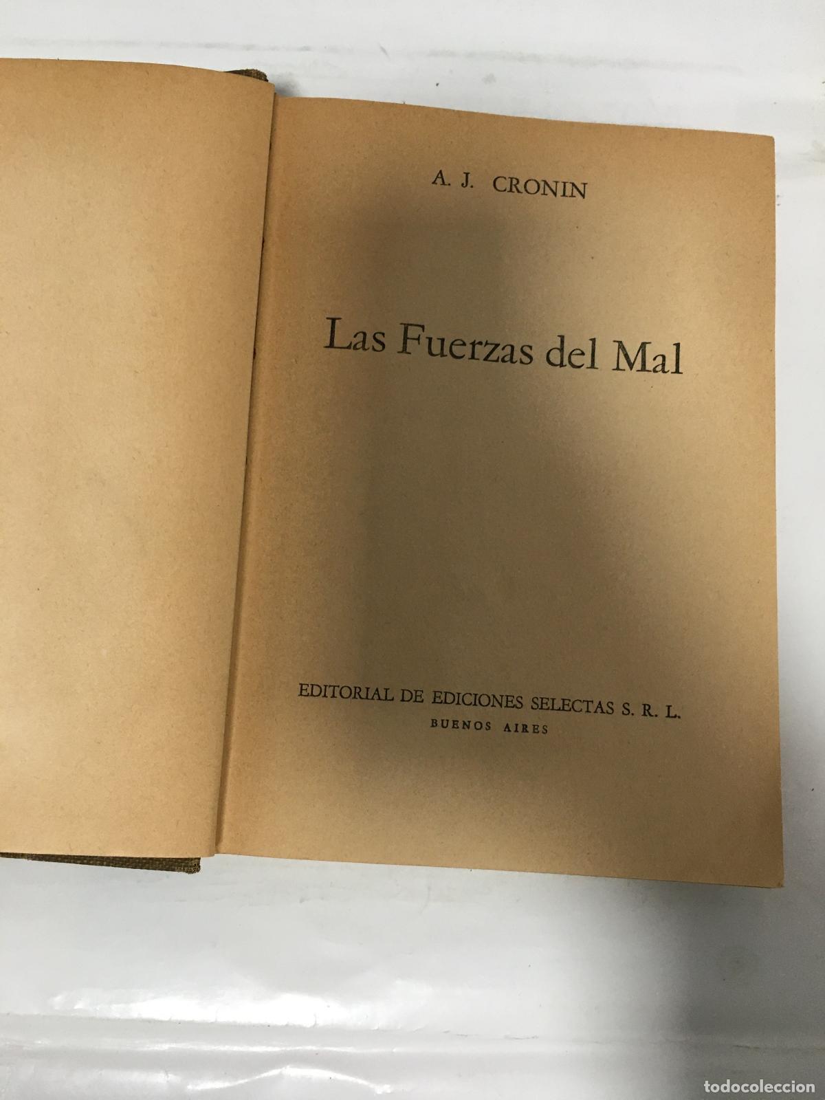 Libros: Las fuerzas del mal - A.J. Cronin - Foto 1