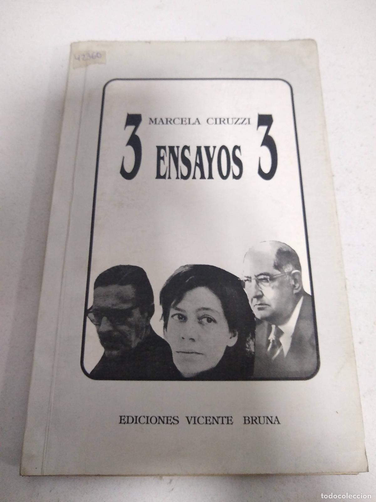 Libros: 3 ensayos 3 - Marcela Ciruzzi - Foto 1
