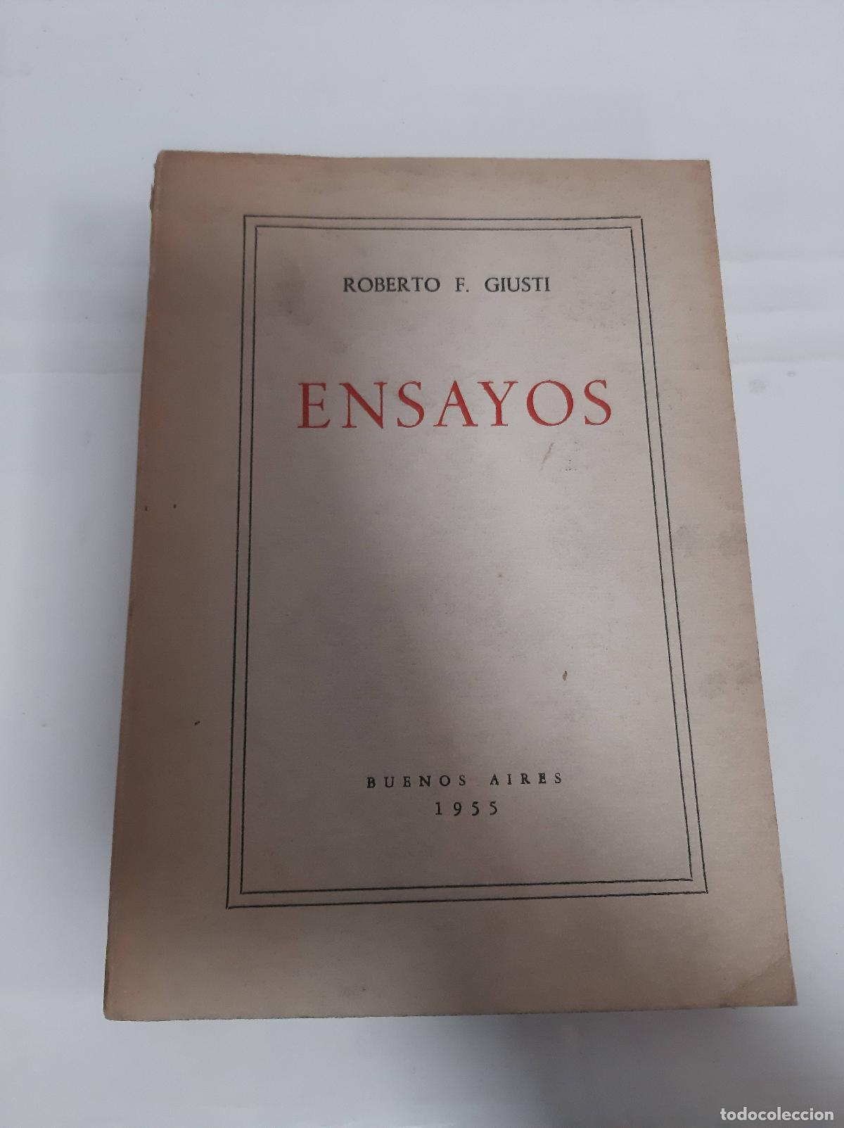 Libros: Ensayos - Roberto F. Giusti - Foto 1