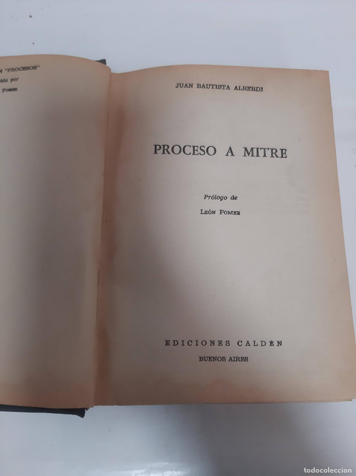 Libri di seconda mano: Proceso a Mitre - Juan Baustista Alberdi