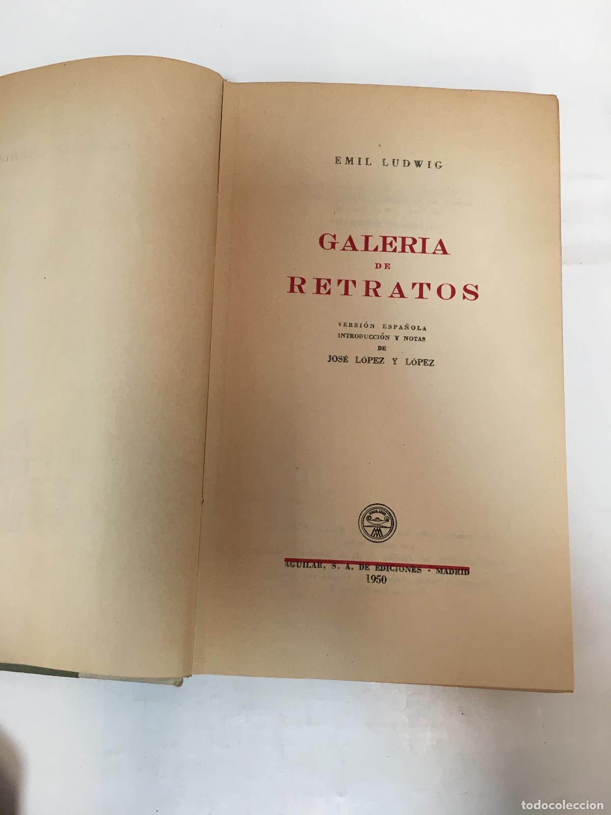 Libros: Galer&iacute;a de retratos - emil ludwig - Foto 1