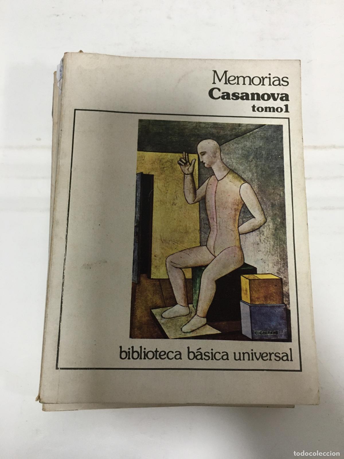 Libros: memorias tomo - Casanova - Foto 1