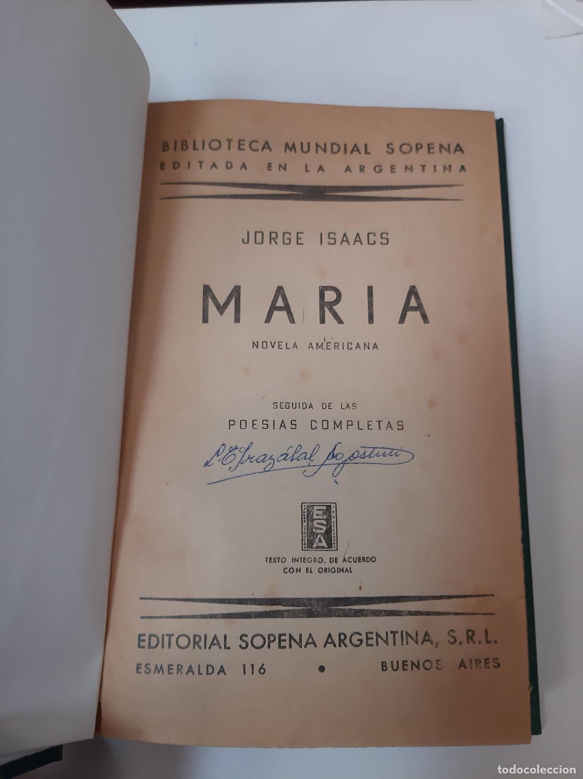 Libros: Maria - Jorge Isaacs - Foto 1