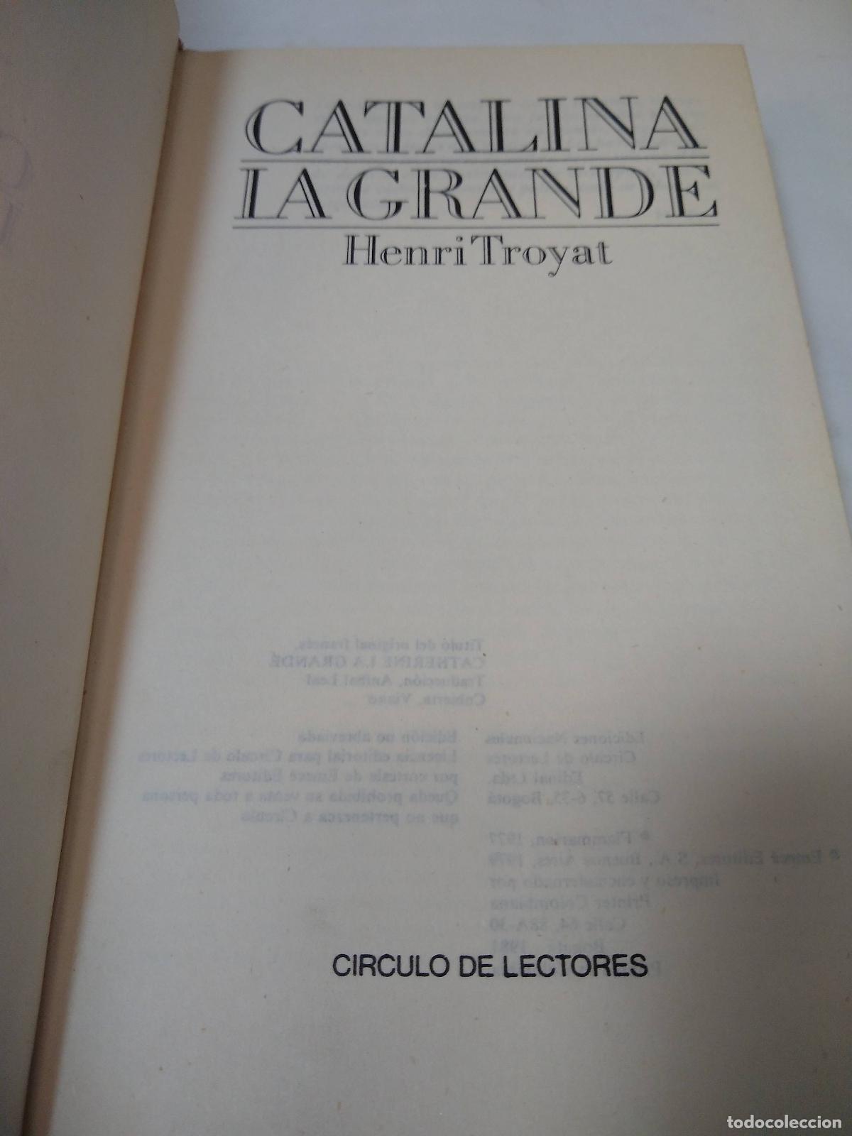 Libros: Catalina La Grande - Henri Troyat - Foto 1
