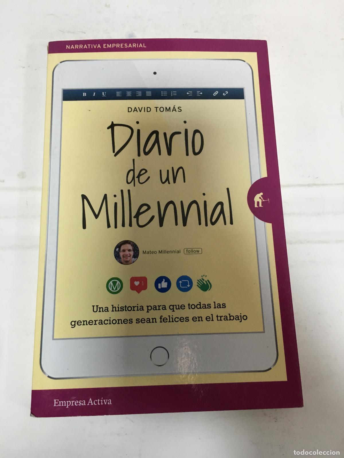 Libros: DIARIO DE UN MILLENNIAL - TOM&Aacute;S, DAVID - Foto 1