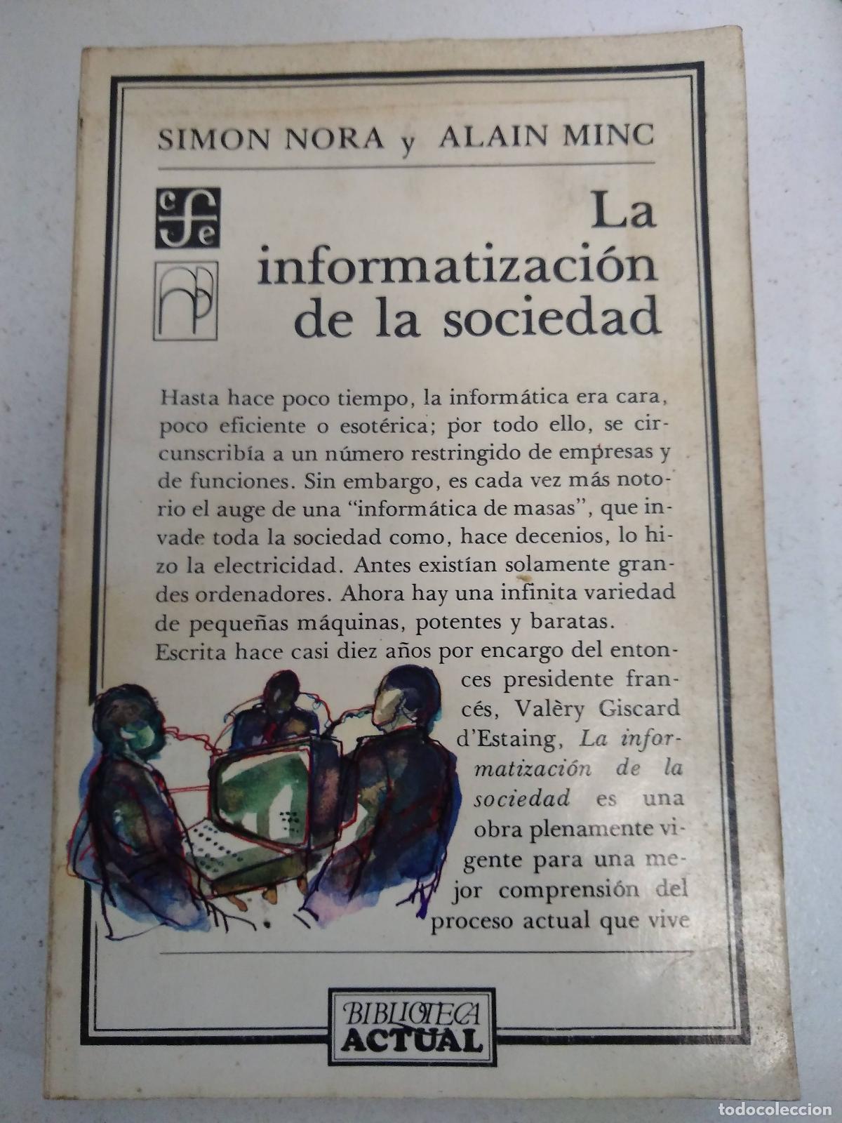 Libros: La informatizaci&oacute;n de la sociedad - Nora / Minc - Foto 1