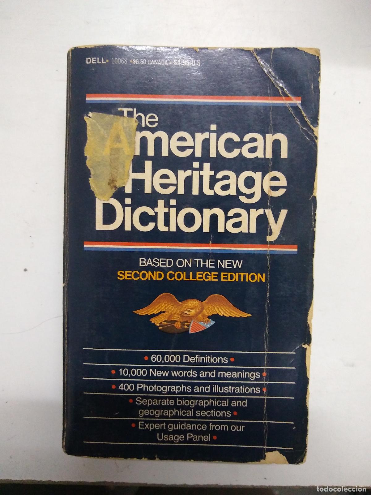 Libros: The American Heritage Dictionary - Varios autores - Foto 1