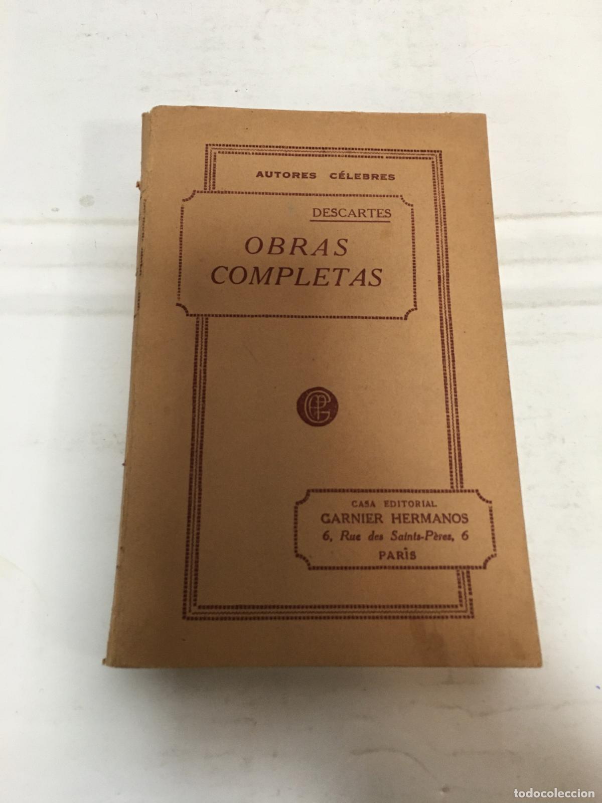 Libros: Obras completas - Descartes - Foto 1