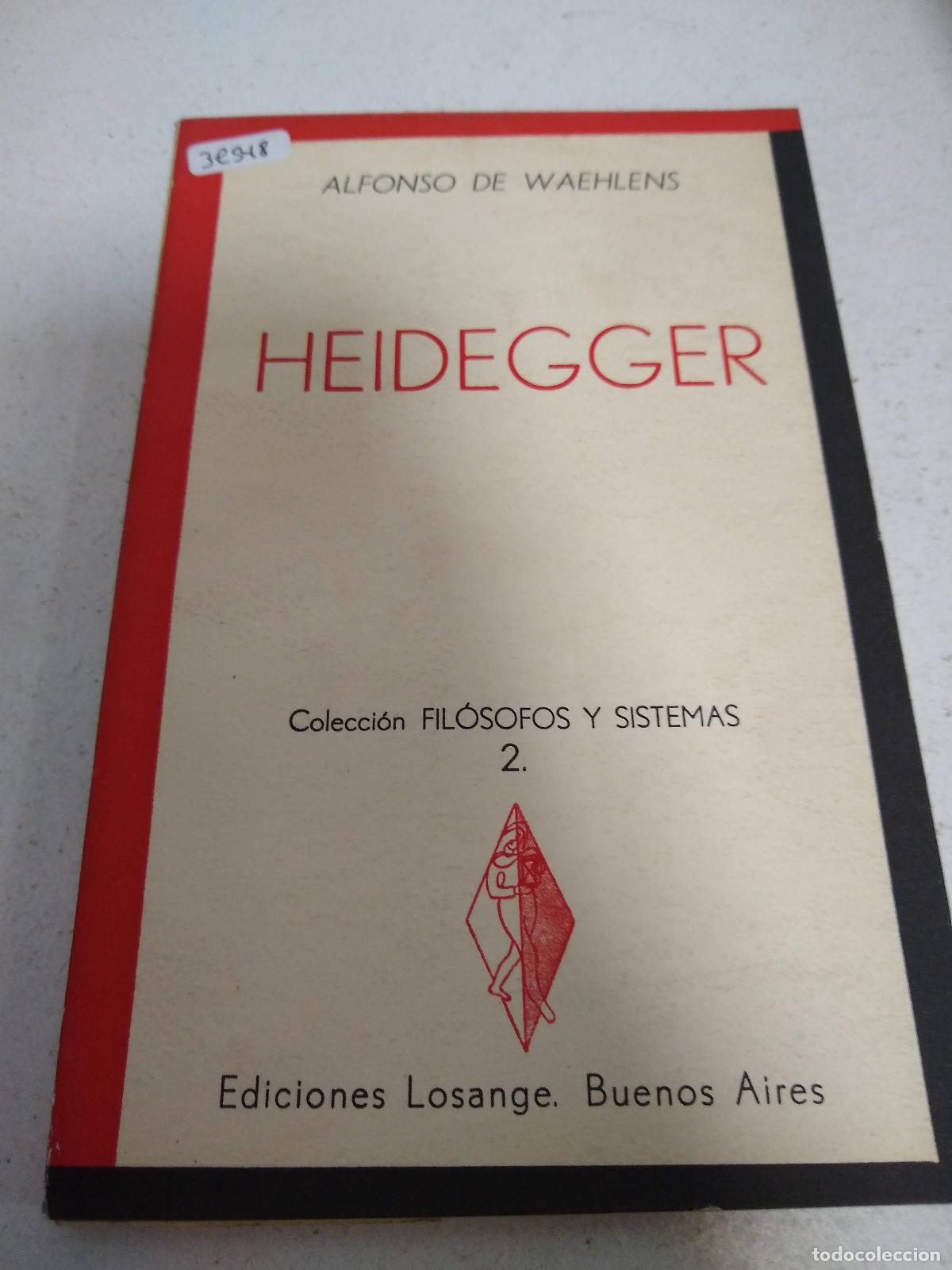 Libros: heidegger - Alfonso de Waehlens - Foto 1