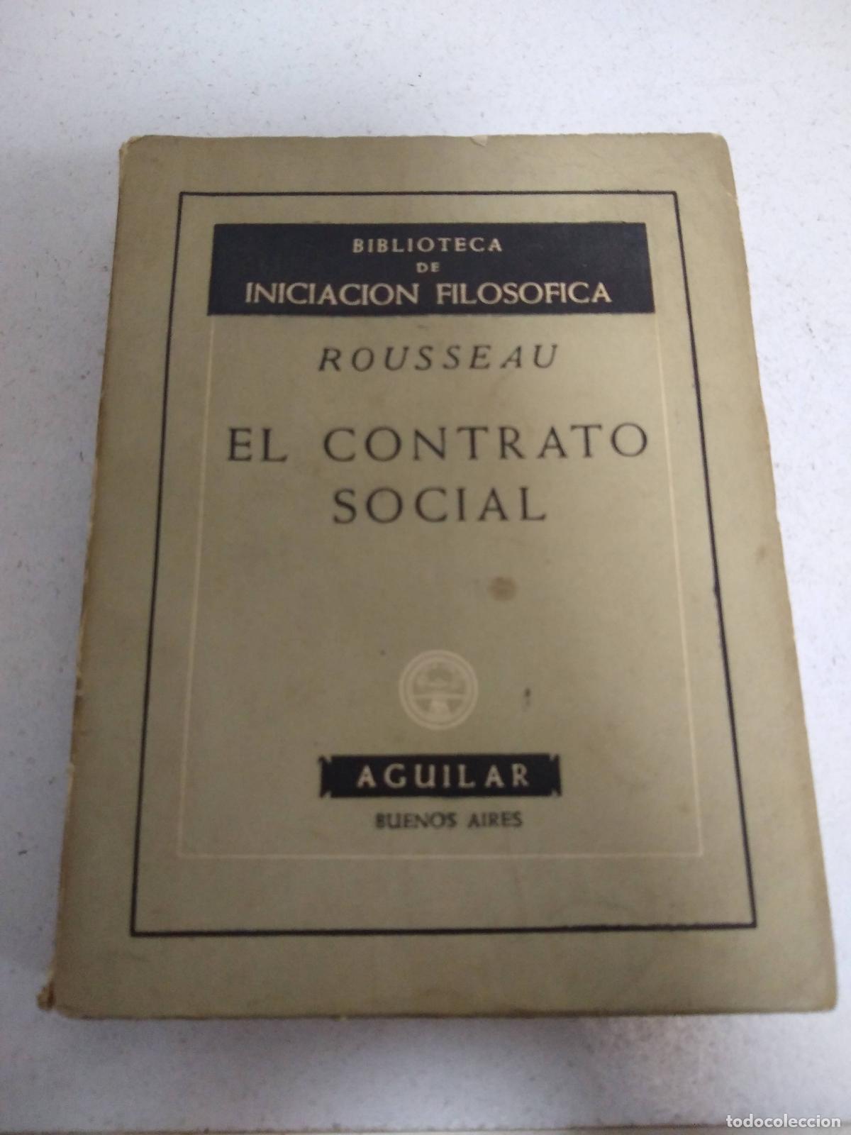 Libros: El contrato social - Rousseau - Foto 1