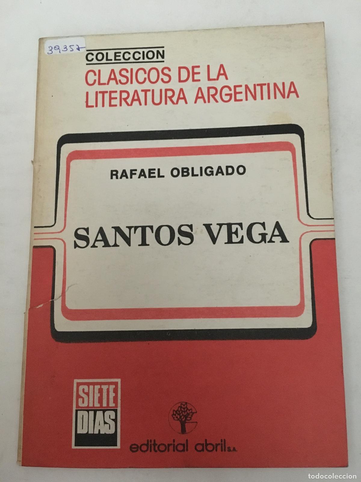Libros: Santos Vega - Rafael Obligado - Foto 1