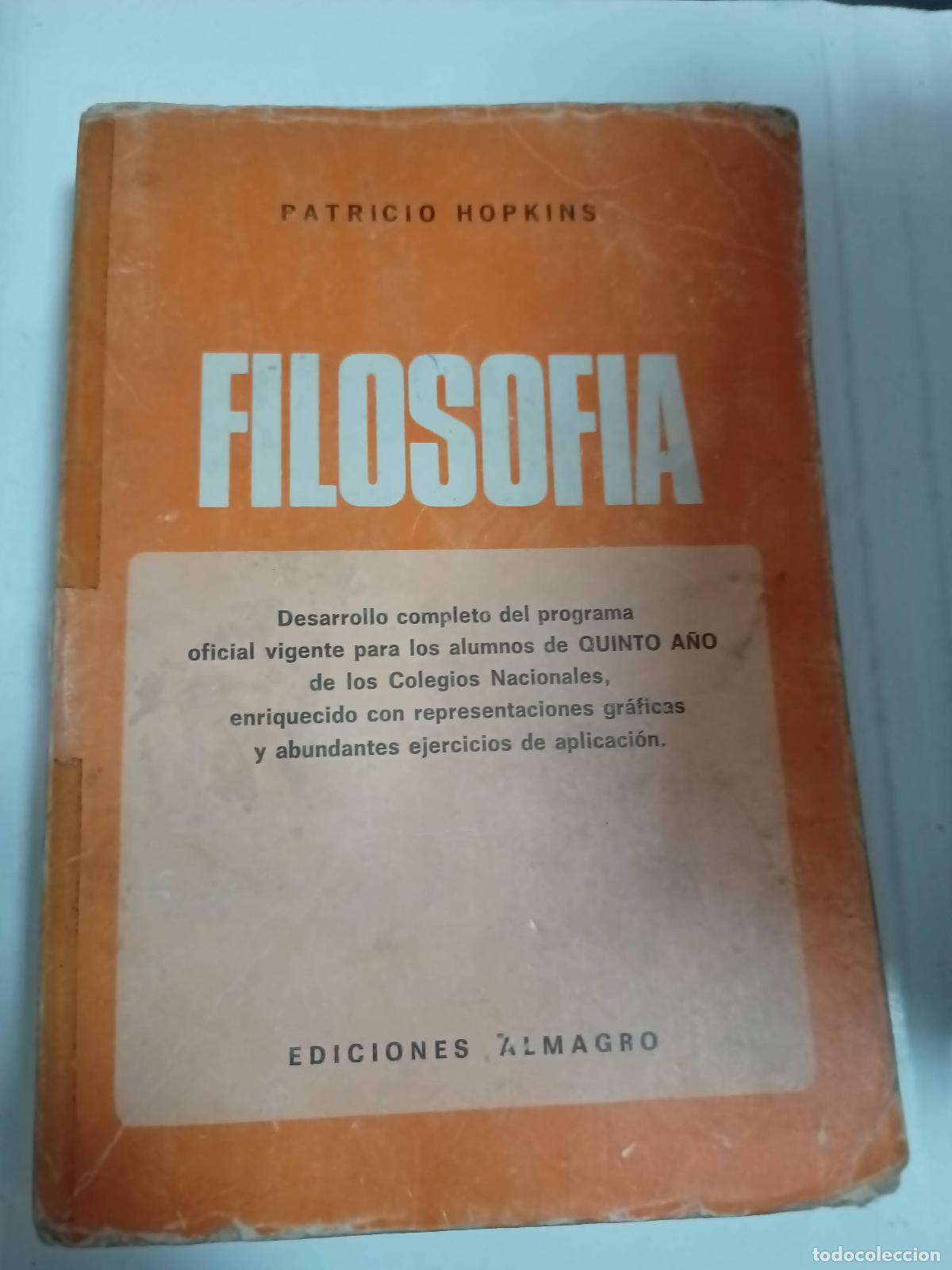 Libros: Filosofia - Patricio Hopkins - Foto 1