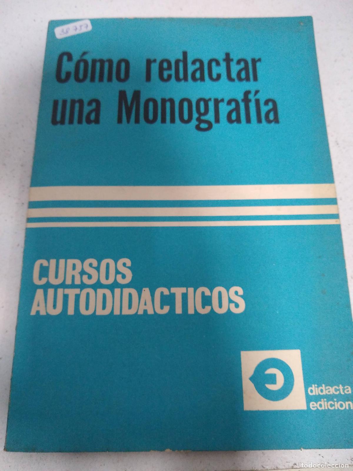 Libros: Como redactar una monografia - Varios - Foto 1