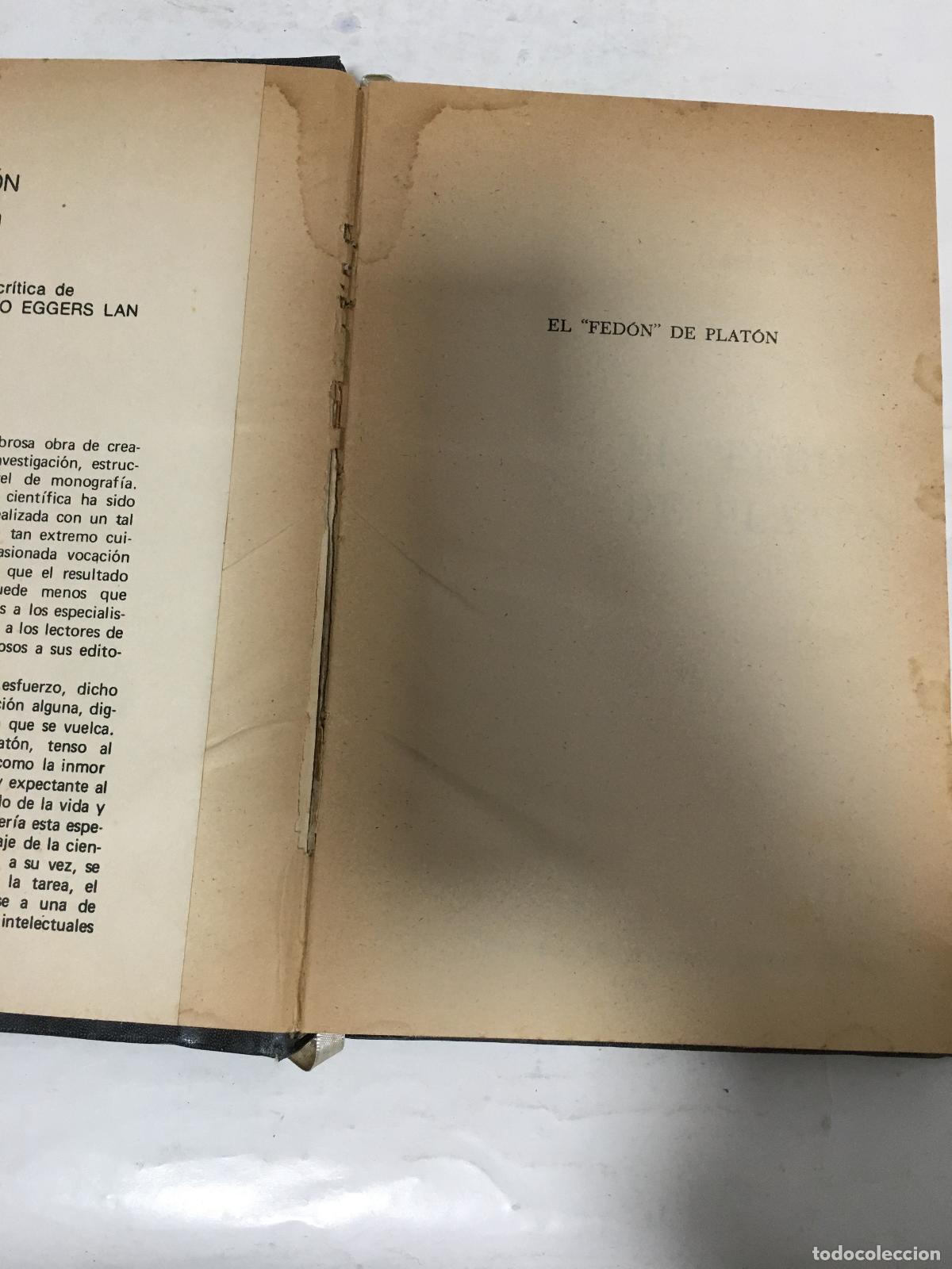 Libros: El fedon de platon - Conrado Eggers Lan - Foto 1